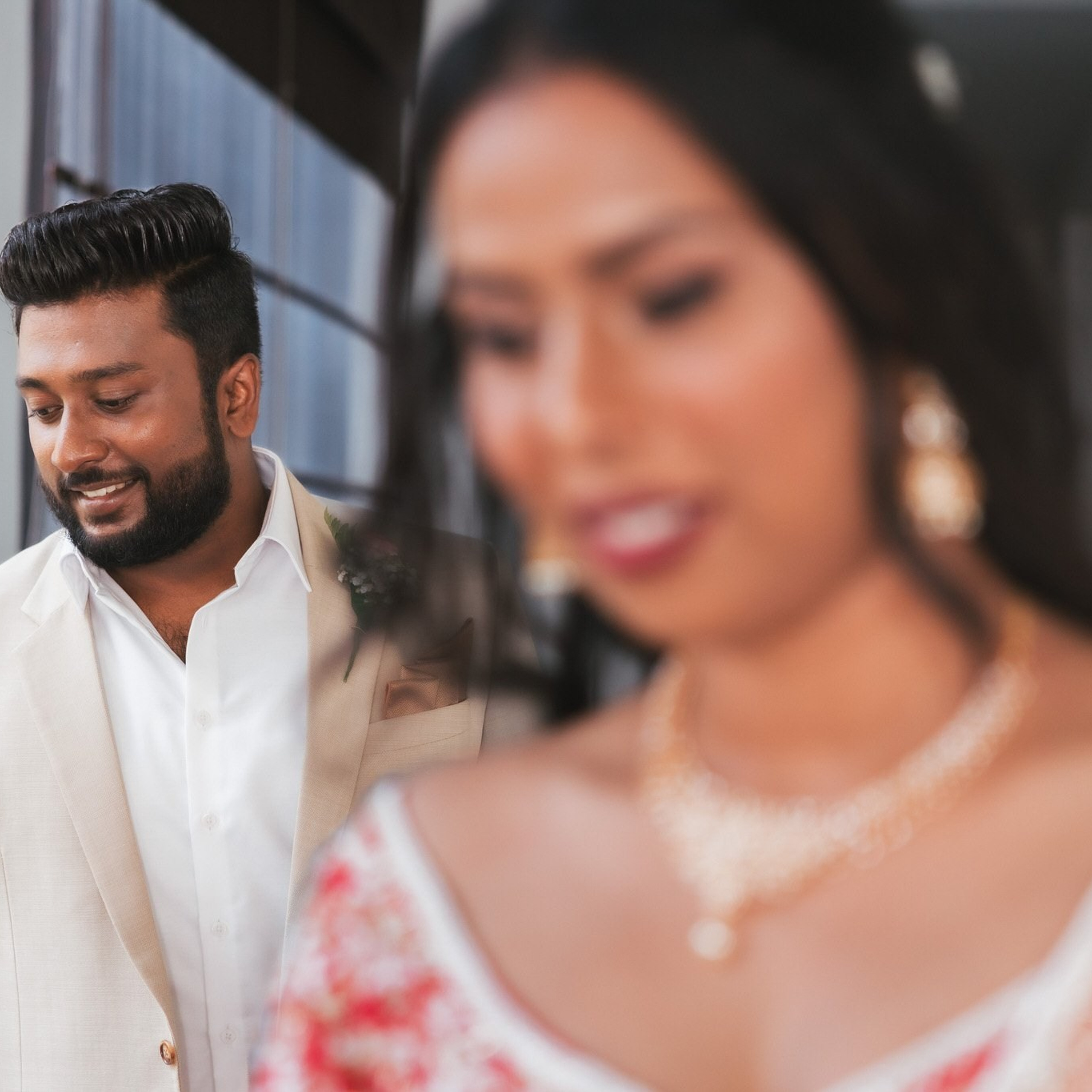 Tamil engagement ceremony at Jet wing Blu, Negambo, Sri Lanka