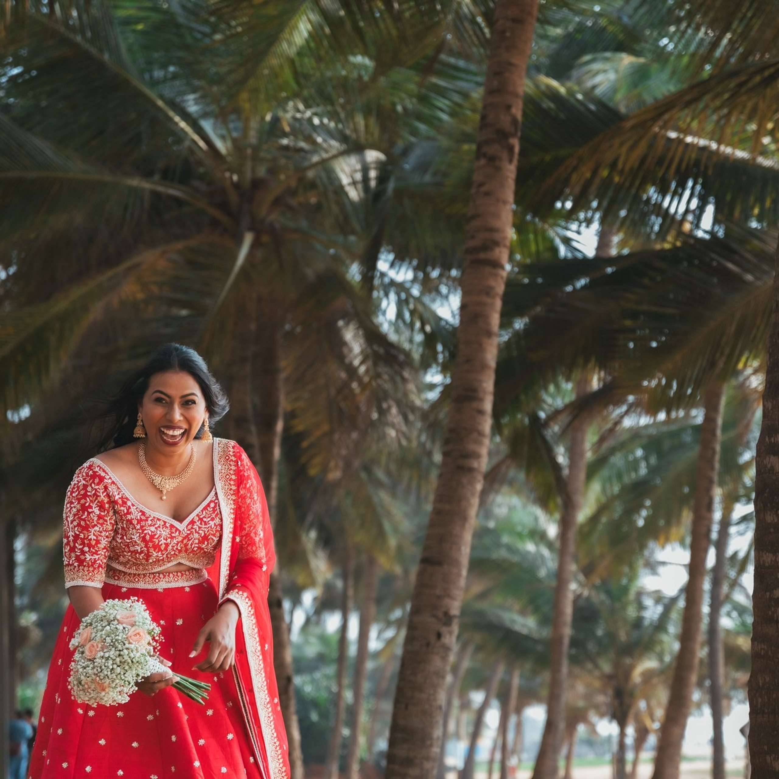 Tamil engagement ceremony at Jet wing Blu, Negambo, Sri Lanka