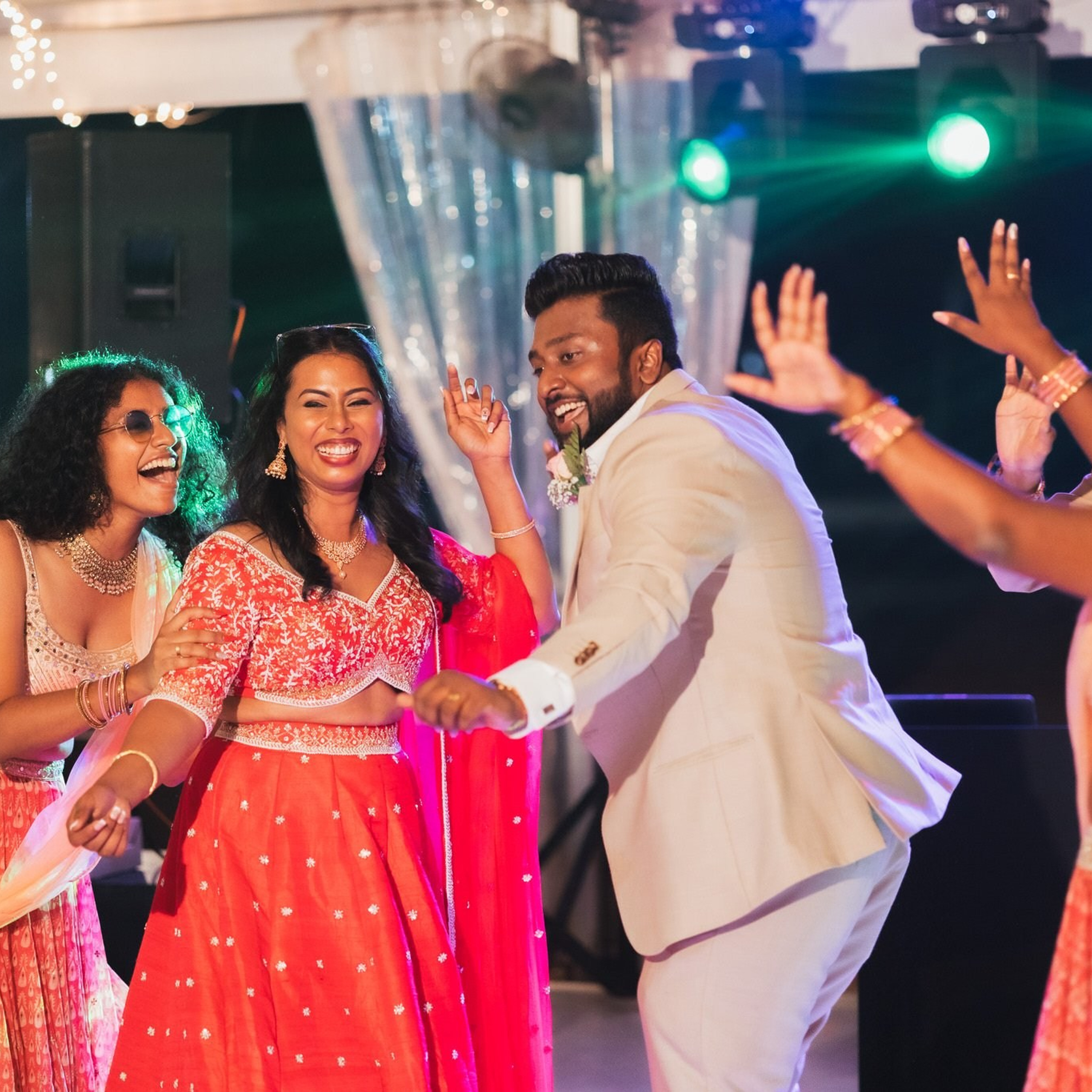 Tamil engagement ceremony at Jet wing Blu, Negambo, Sri Lanka