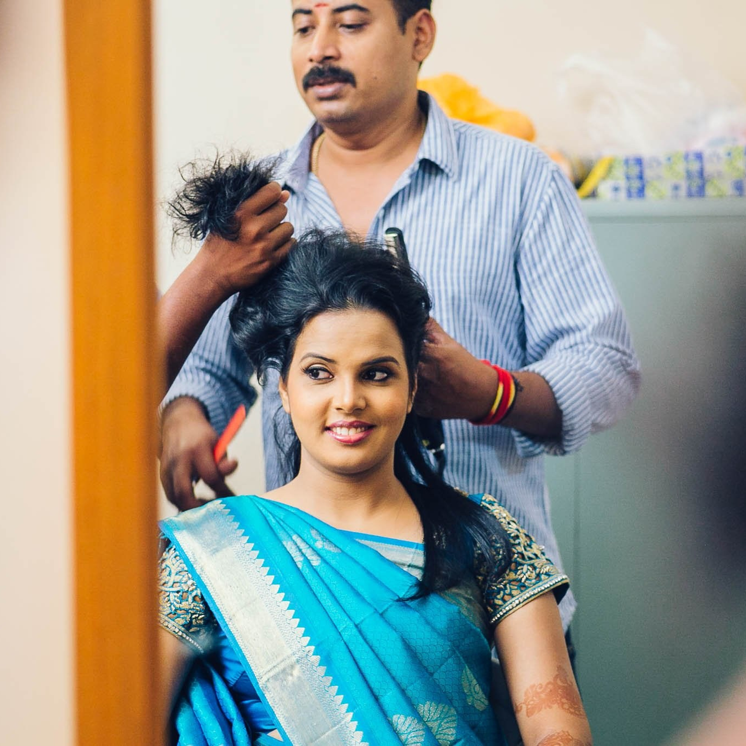 Traditional Brahmin wedding at Mayor Ramanathan Chettiar Hall, Chennai
