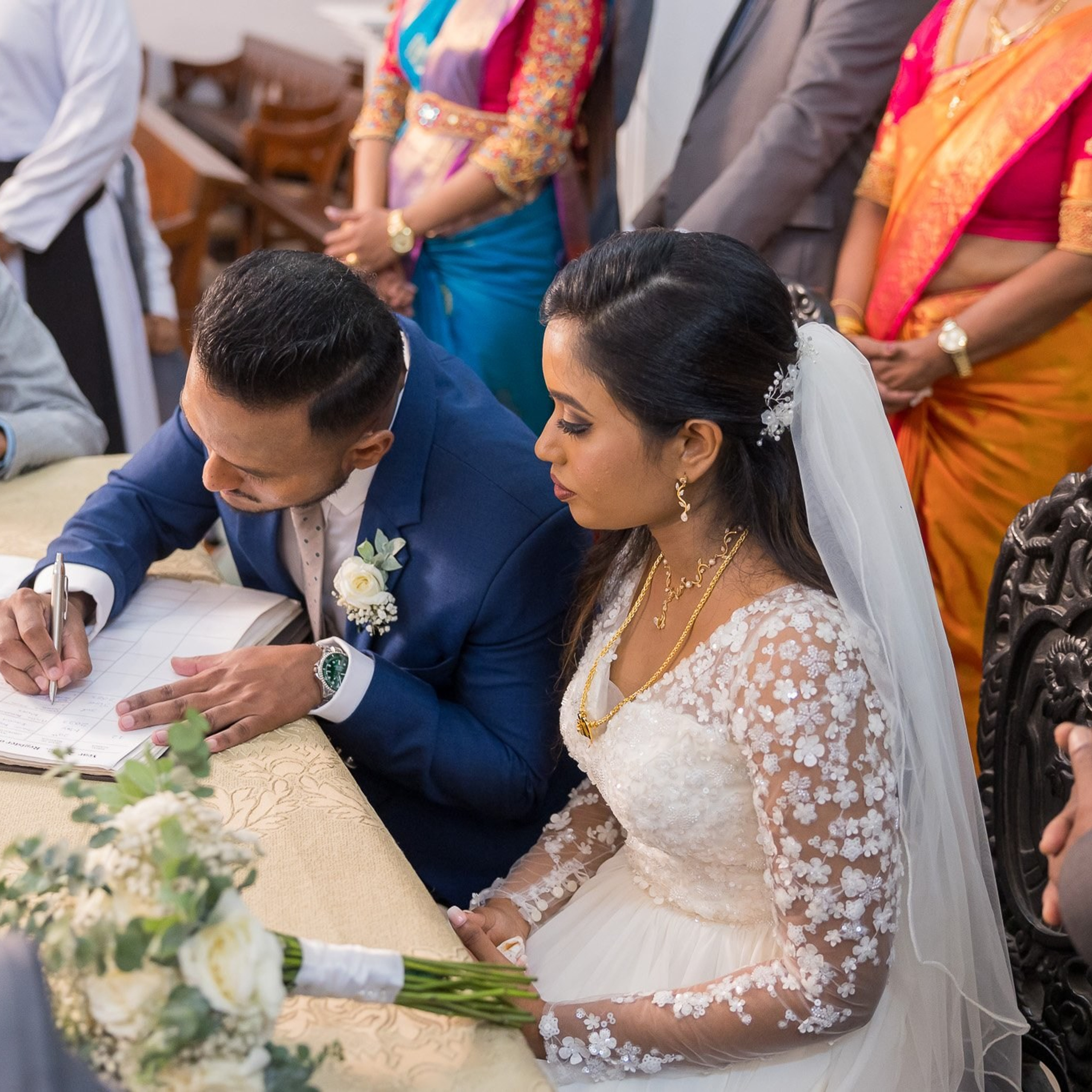 Tamil Christian Wedding & Reception photography