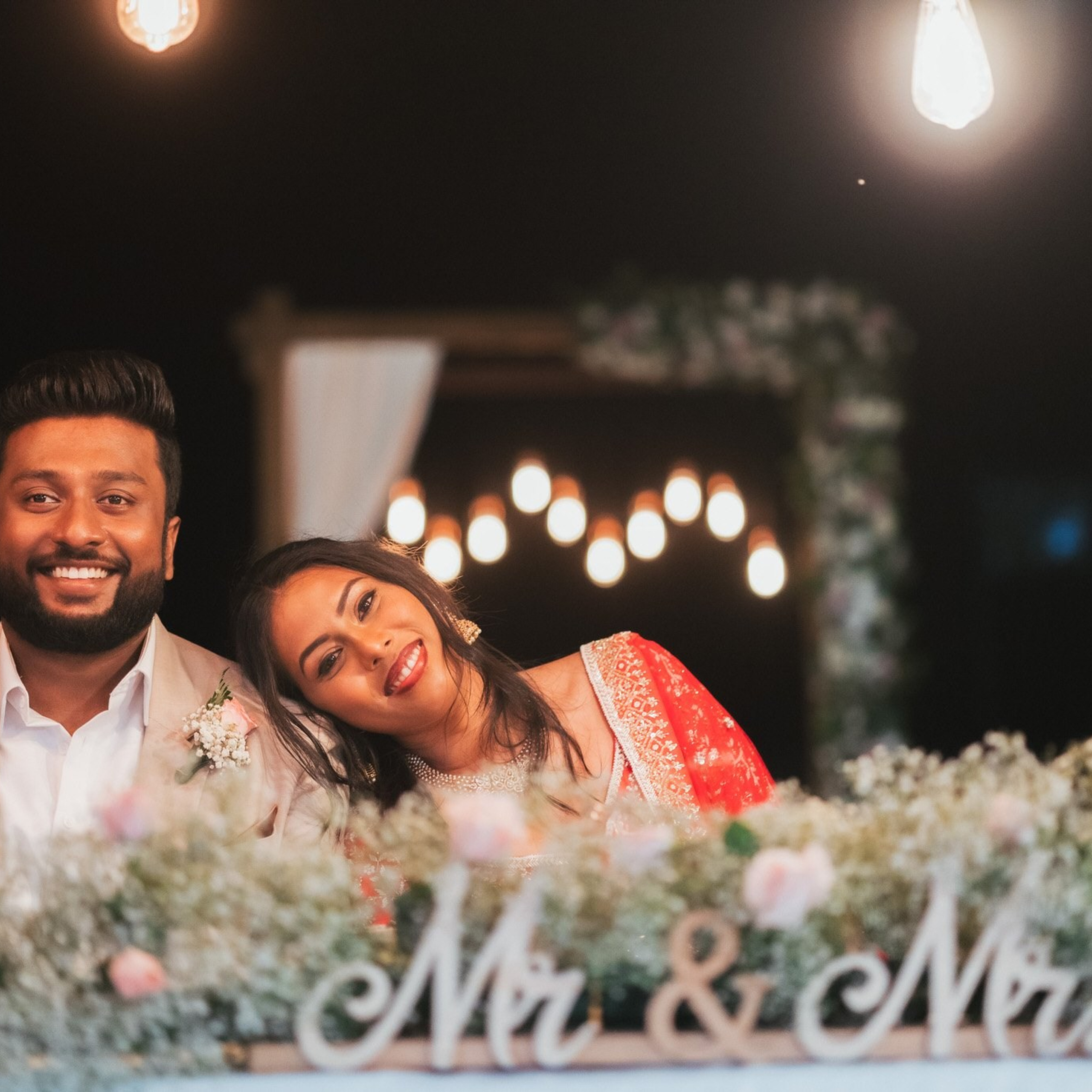 Tamil engagement ceremony at Jet wing Blu, Negambo, Sri Lanka