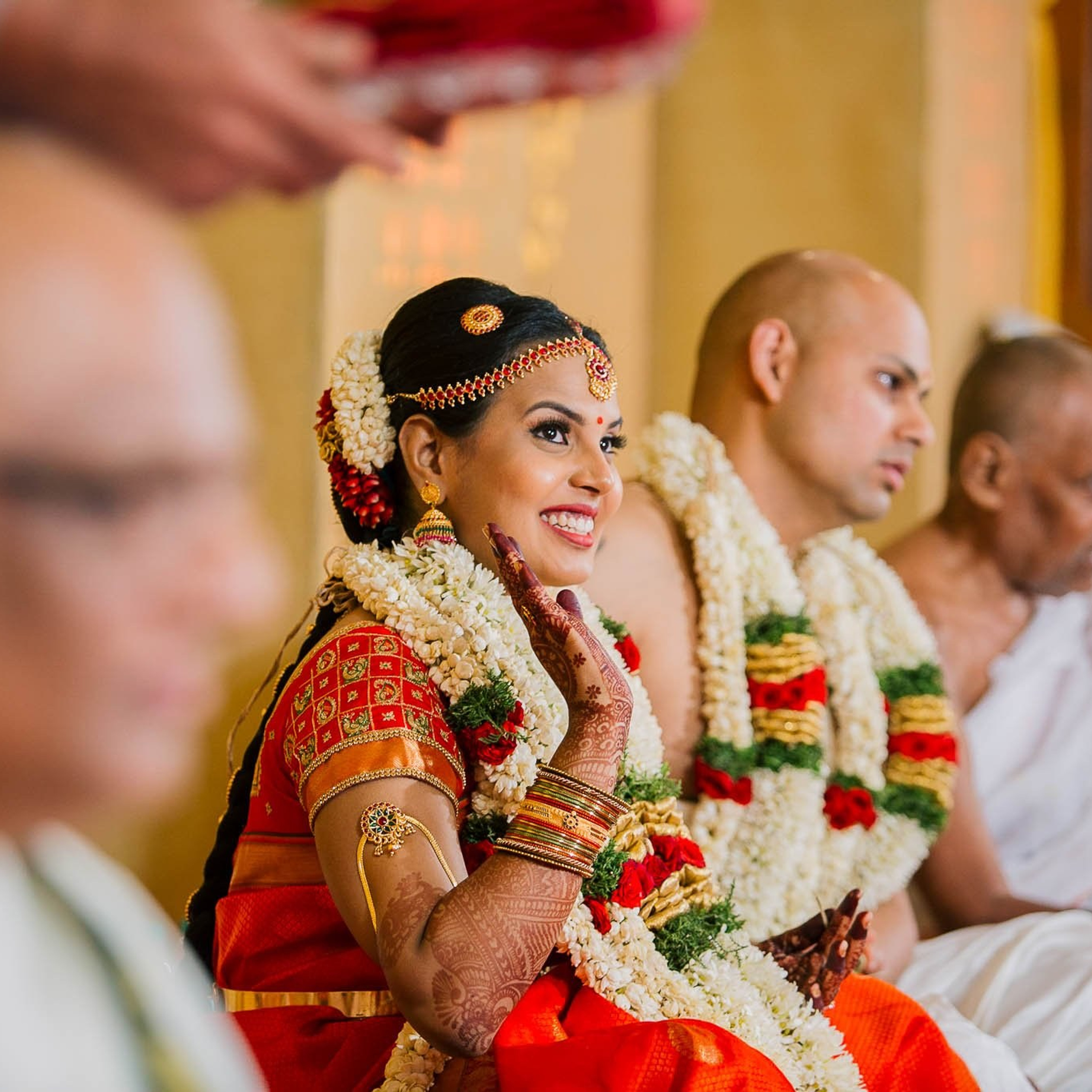 Traditional Brahmin wedding at Mayor Ramanathan Chettiar Hall, Chennai