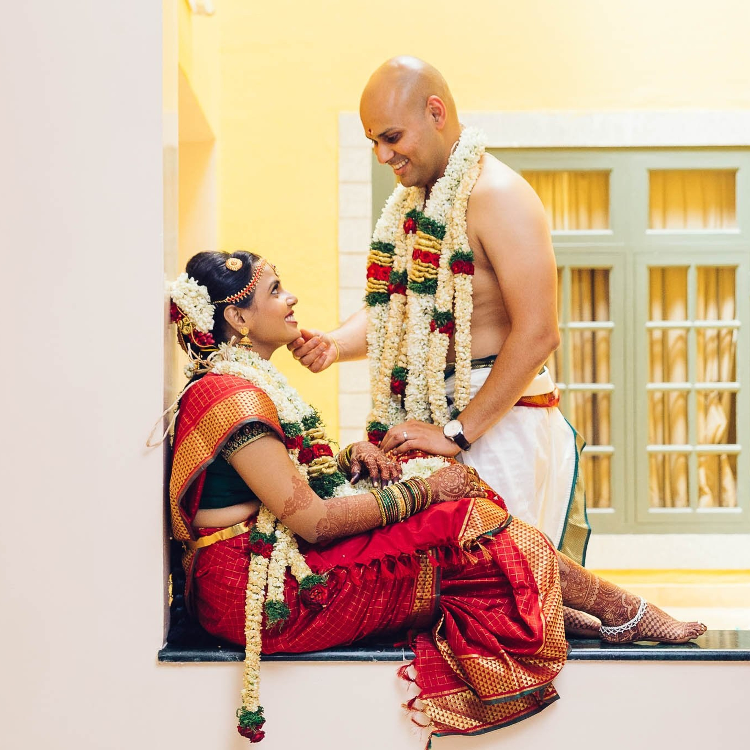 Traditional Brahmin wedding at Mayor Ramanathan Chettiar Hall, Chennai