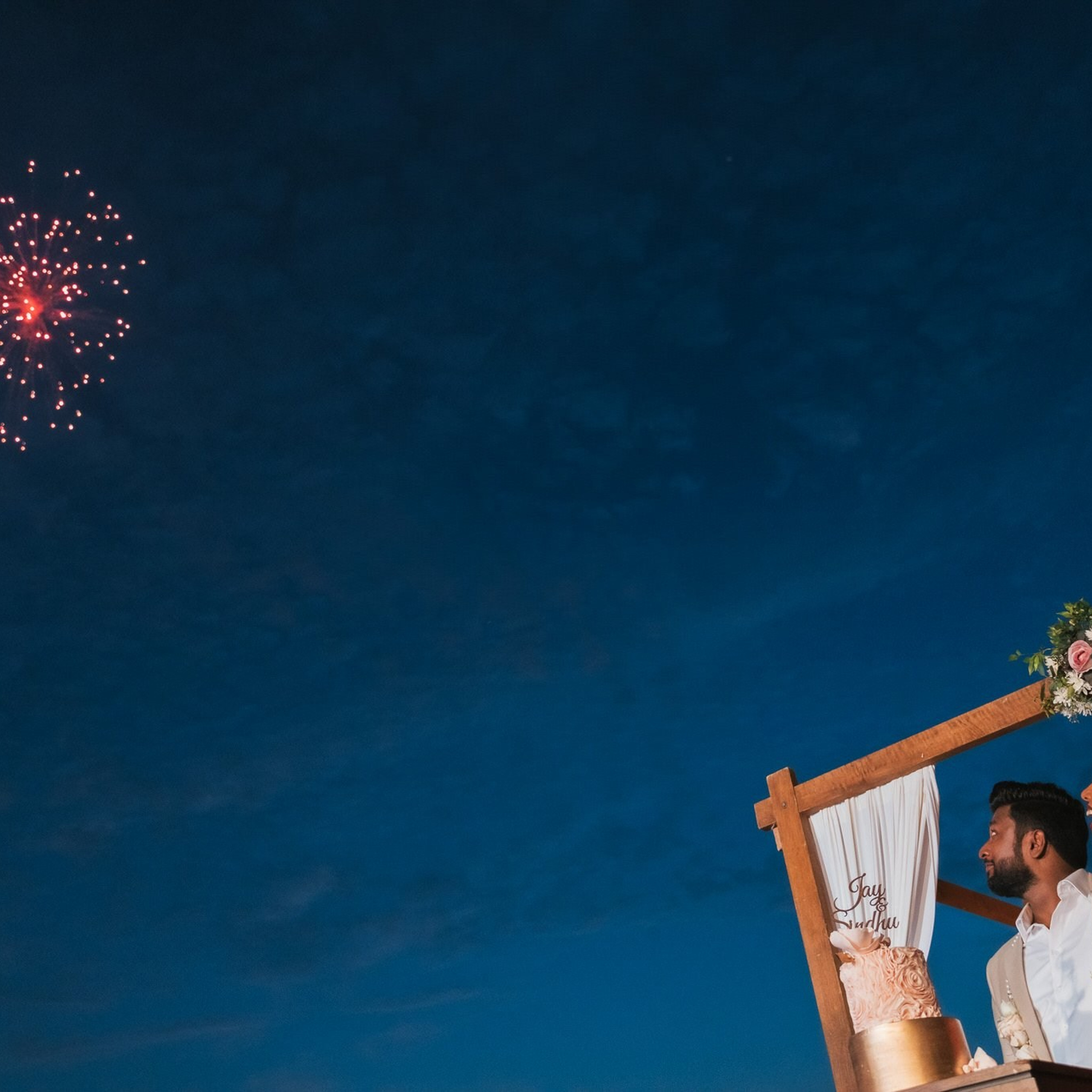 Tamil engagement ceremony at Jet wing Blu, Negambo, Sri Lanka