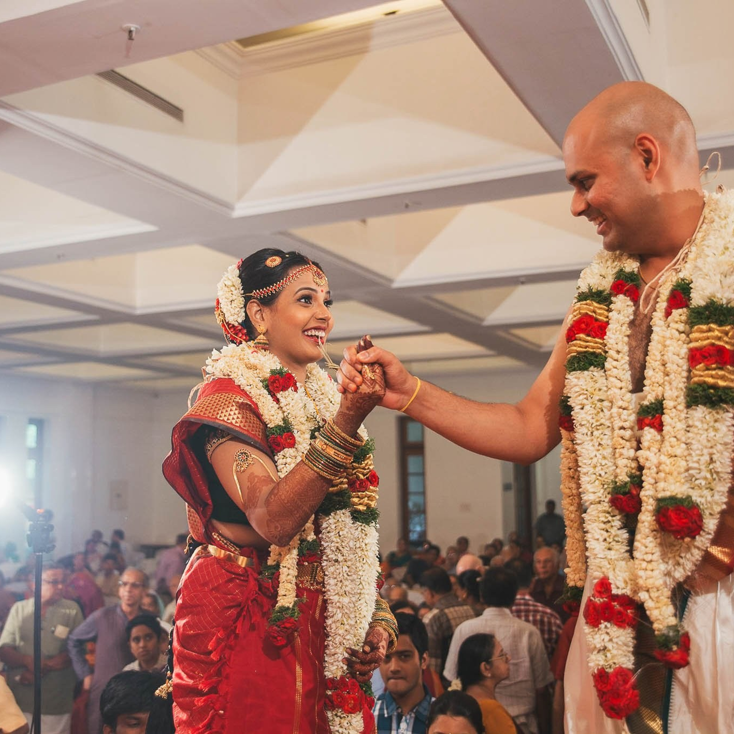 Traditional Brahmin wedding at Mayor Ramanathan Chettiar Hall, Chennai