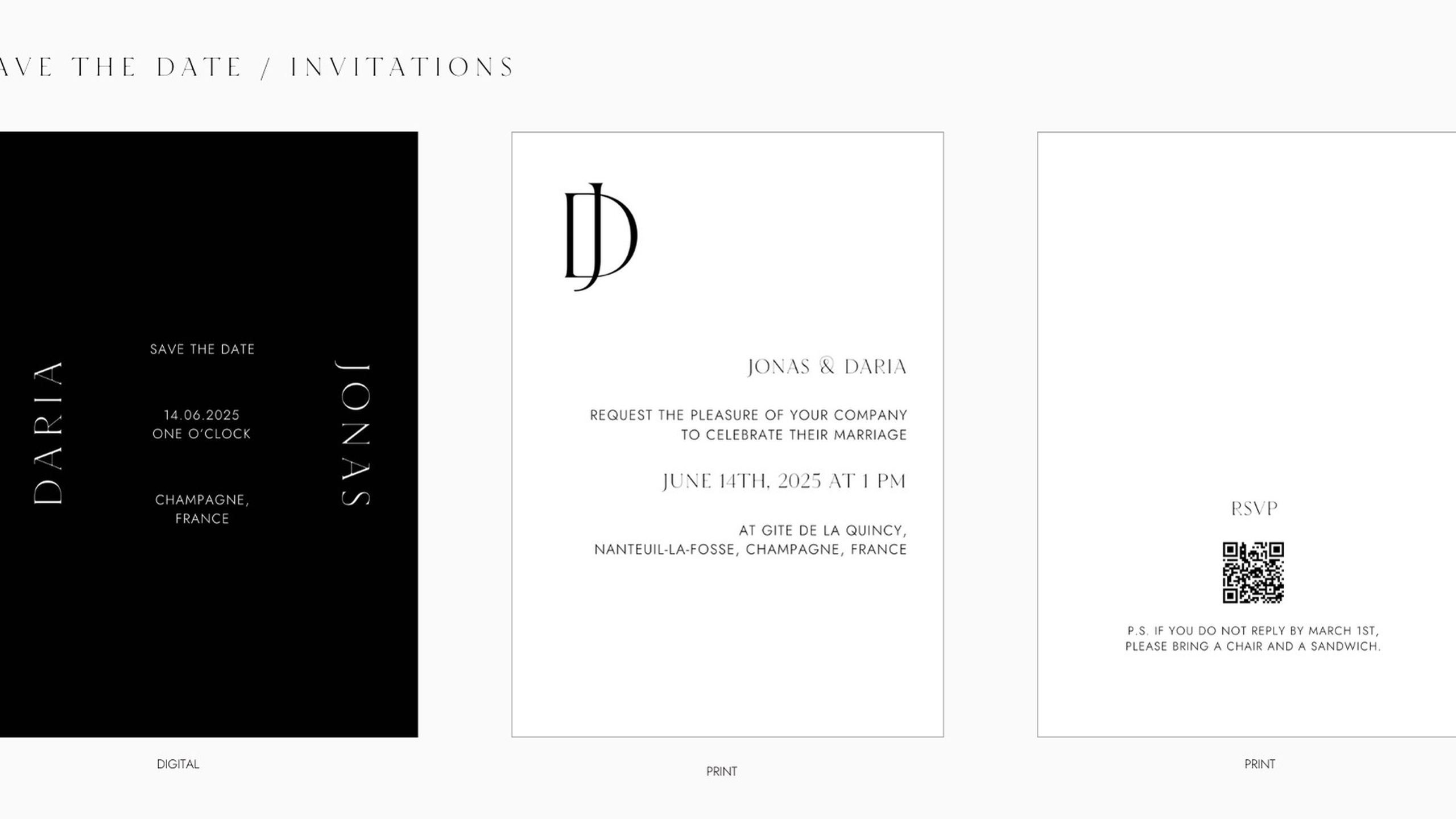 Jonas & Daria — Champagne. Nœrgie — (Event) design