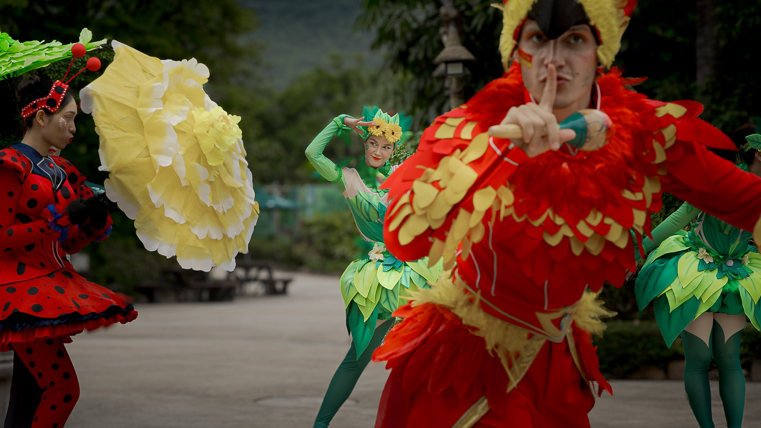 dance team ocean kingdoom flowers