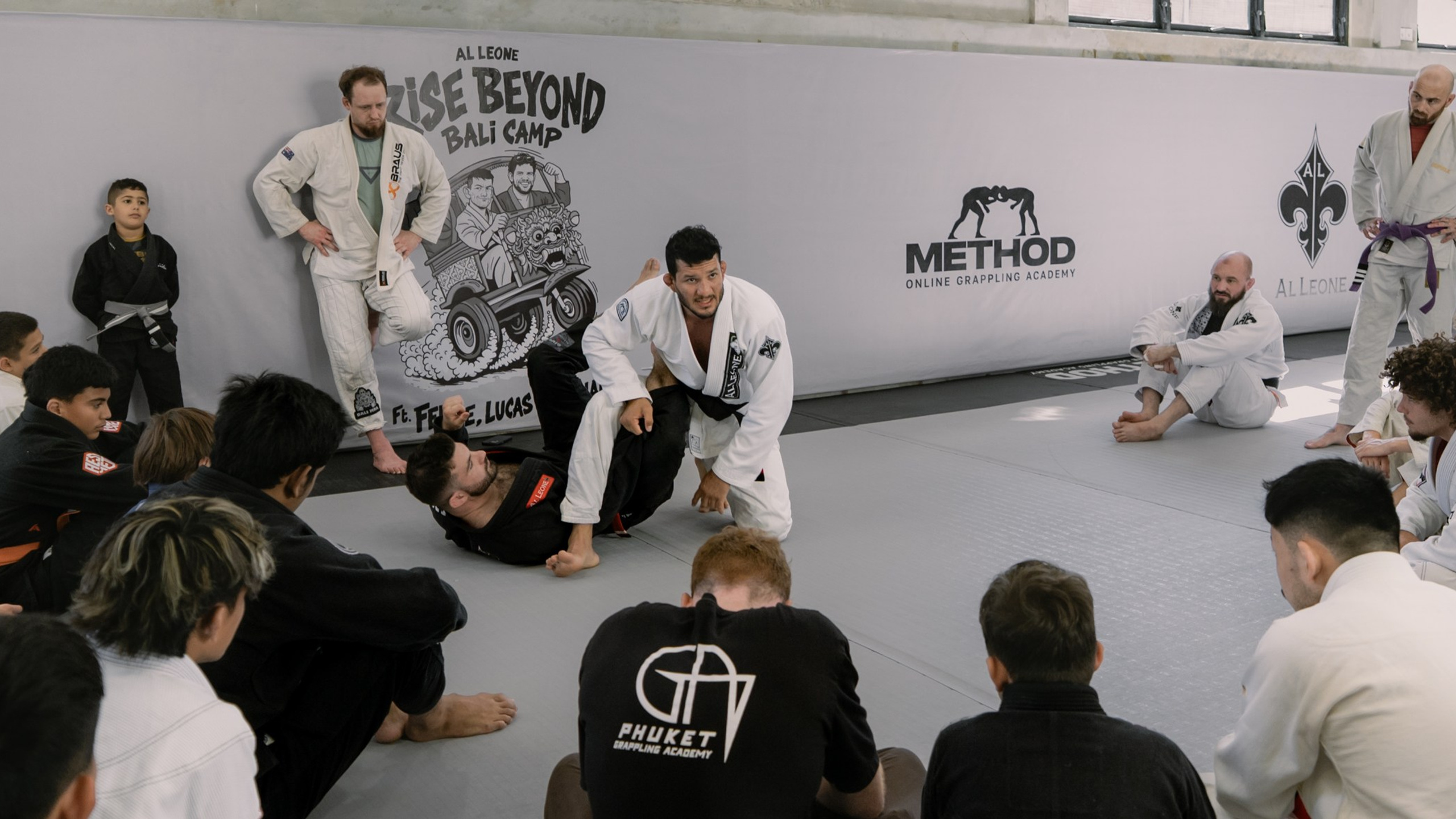 Lucas Barbosa a&nbsp;World, Pan American, European Open and Asian IBJJF champion and Demian MAIA ADCC World Champions, BJJ training session
