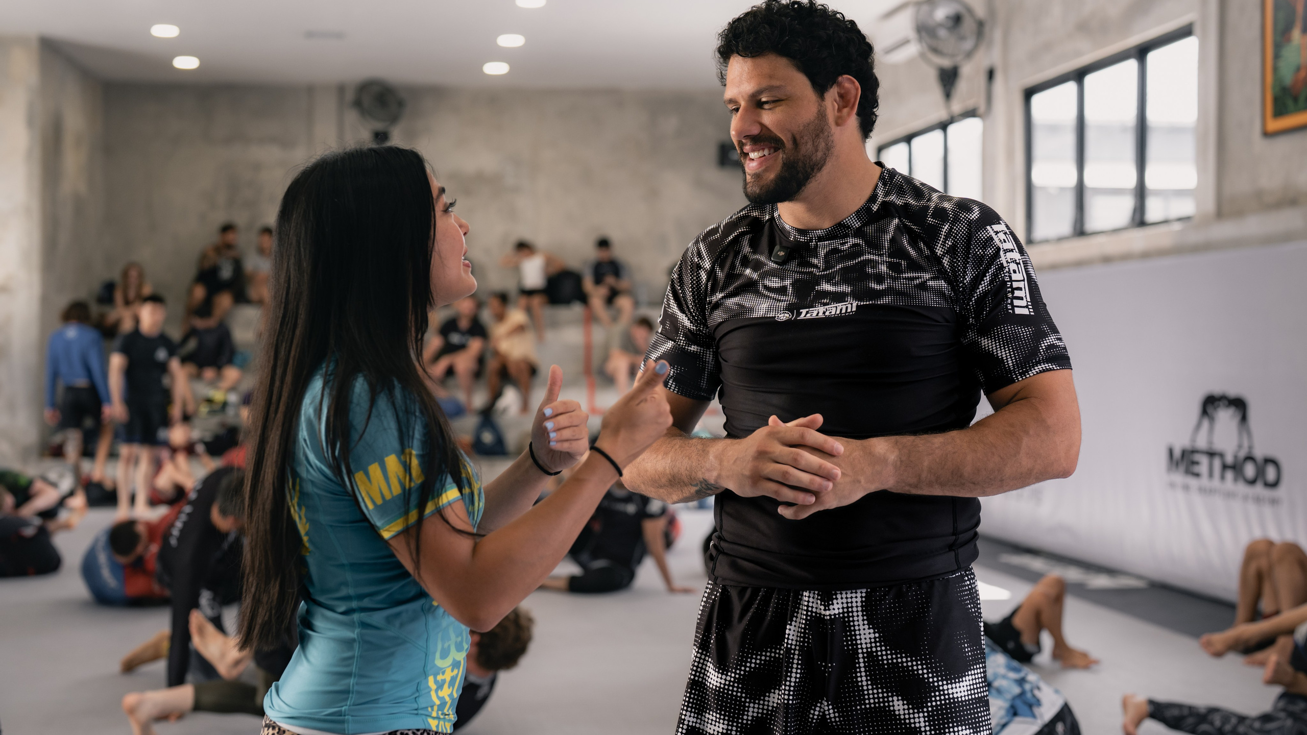 Demian MAIA and Felipe PENA, ADCC World Champions, BJJ training session