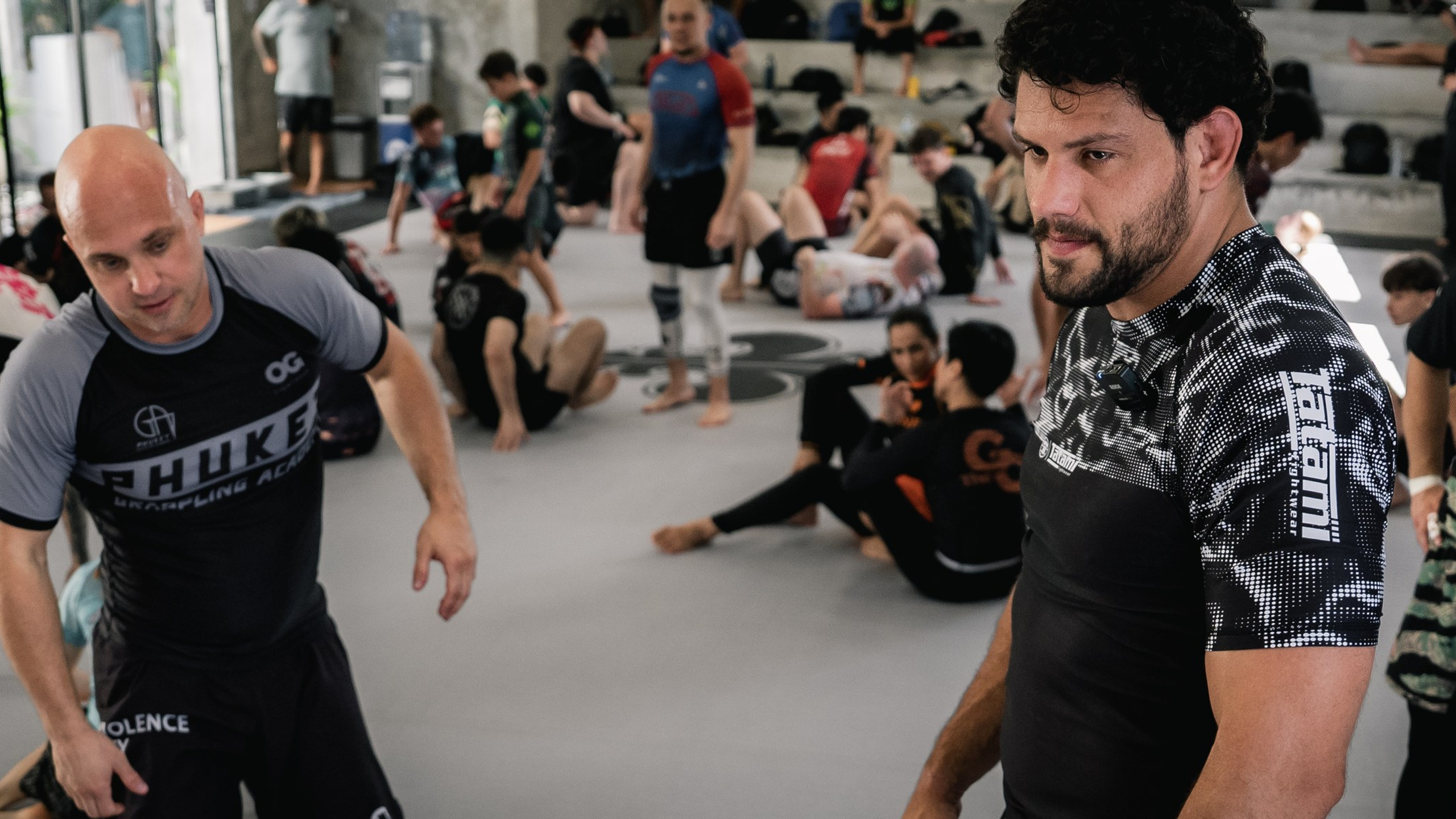 Felipe PENA and Demian MAIA, ADCC World Champions, BJJ training session