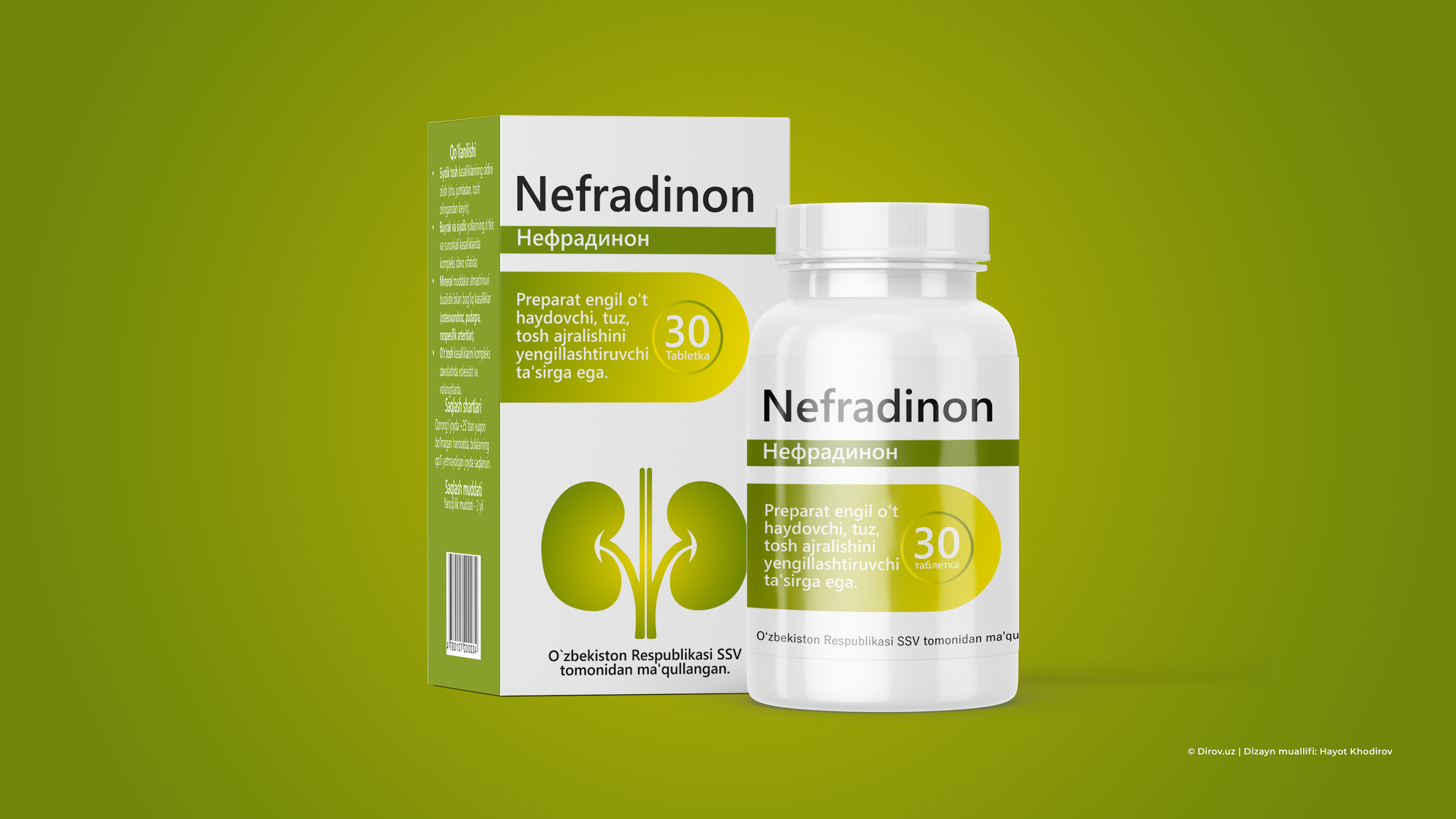 Nefradinon — Flakon
