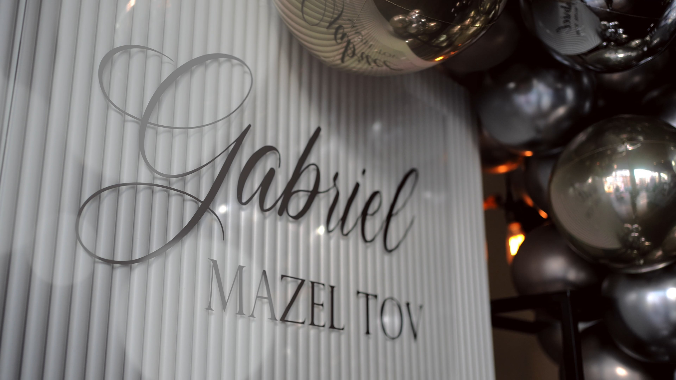 Bat Mitzvah. Videographer for your unforgettable moments