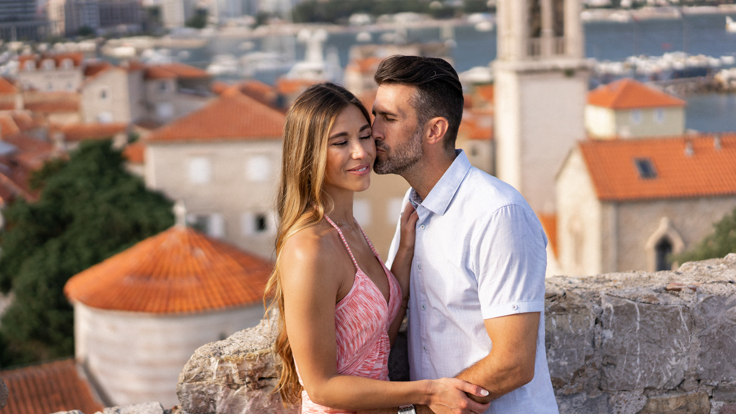 Love Story in Old Town of Budva