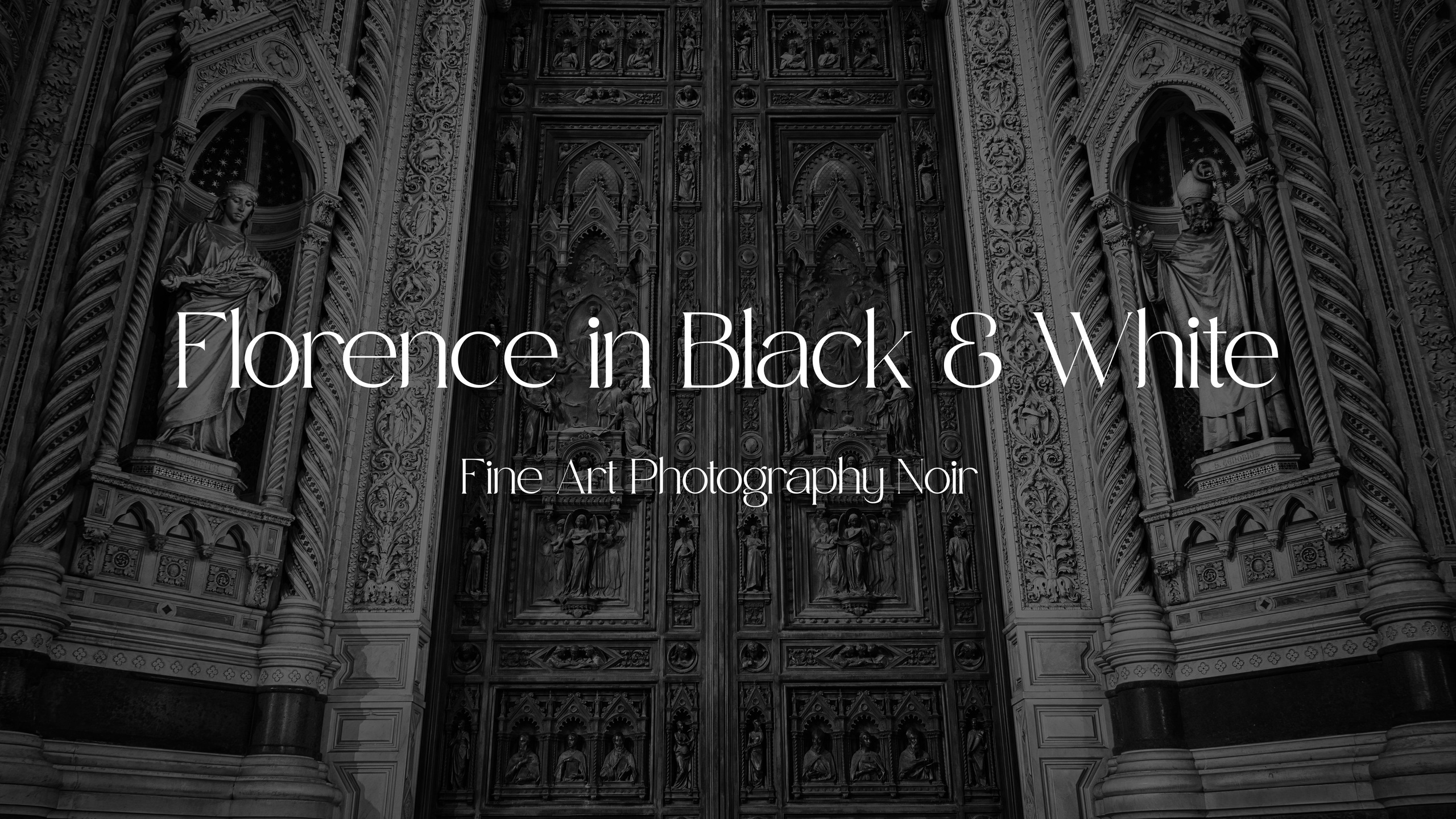 Florence in Black & White — Fine Art Photography Noir