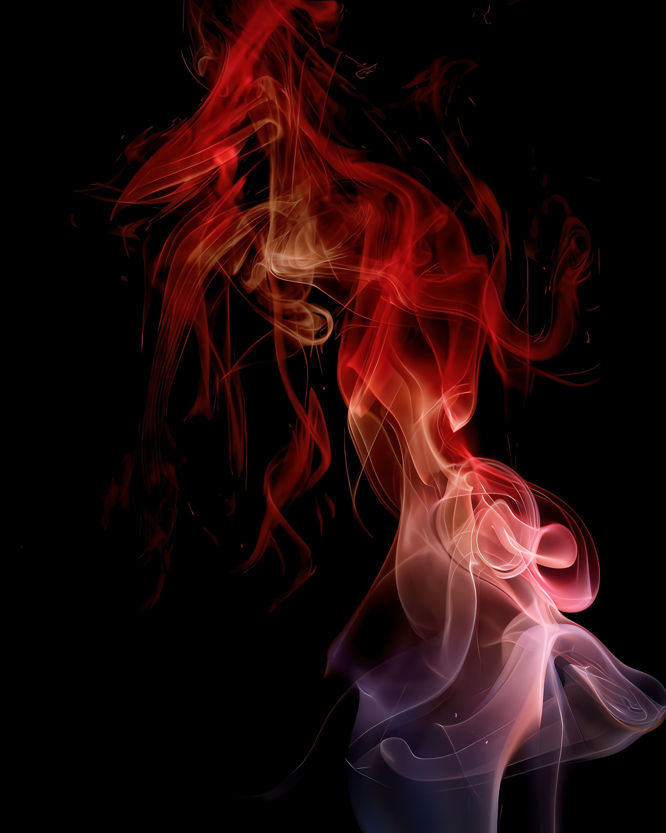 Meditative Smoke Art