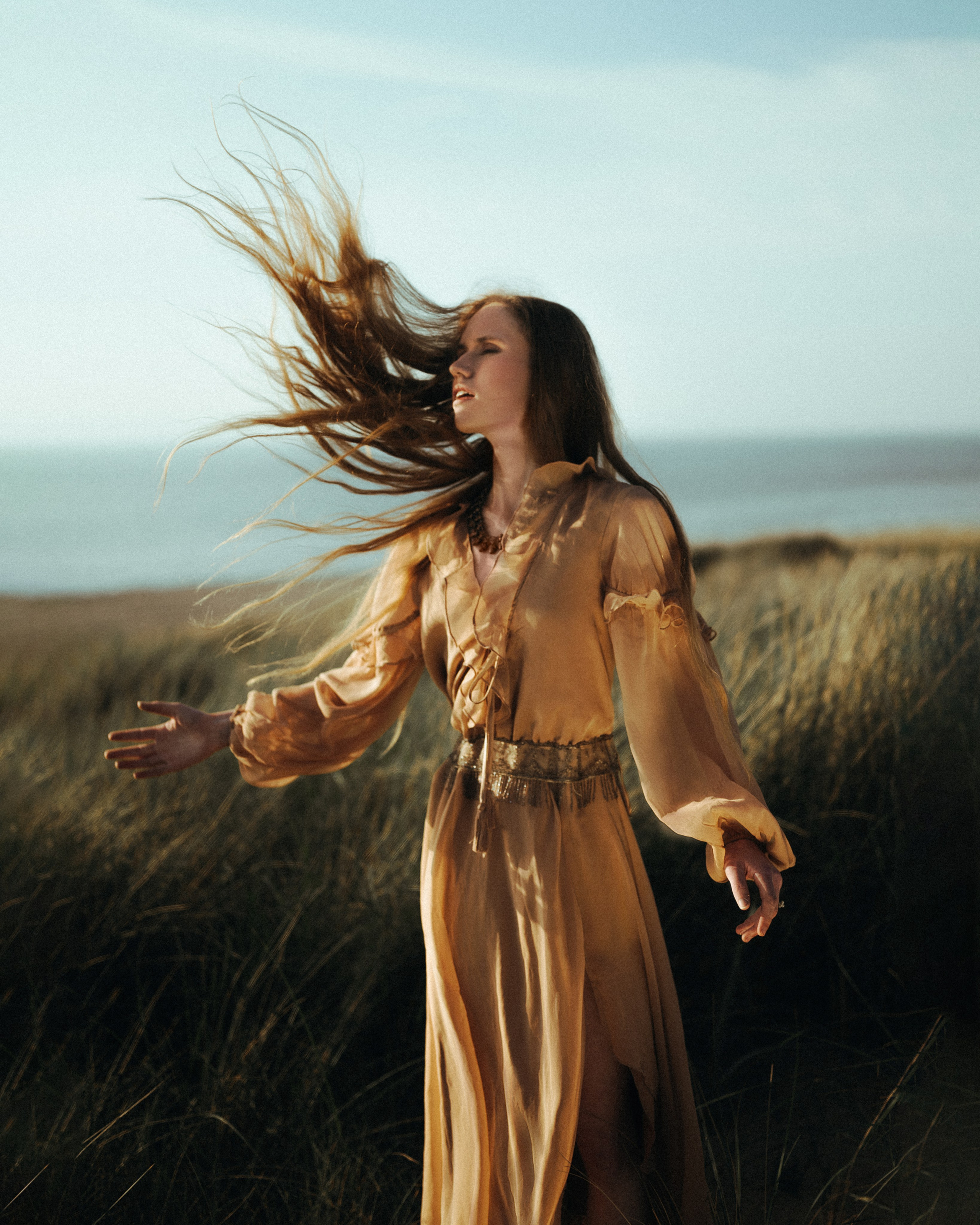 Sunset on the Beach in the Dunes, Leiden
