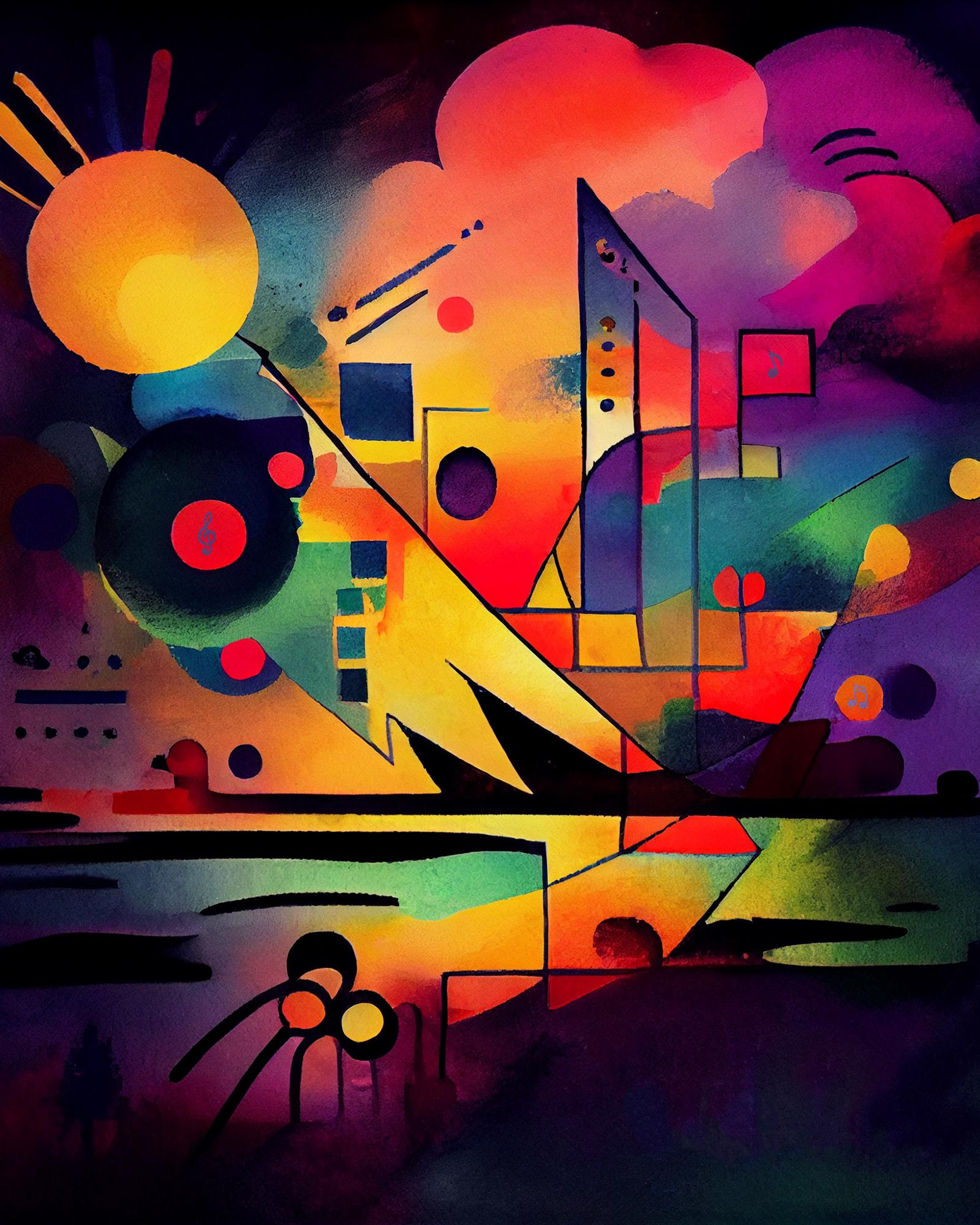 Artwork #10 from the collection “Music of the soul” (1)