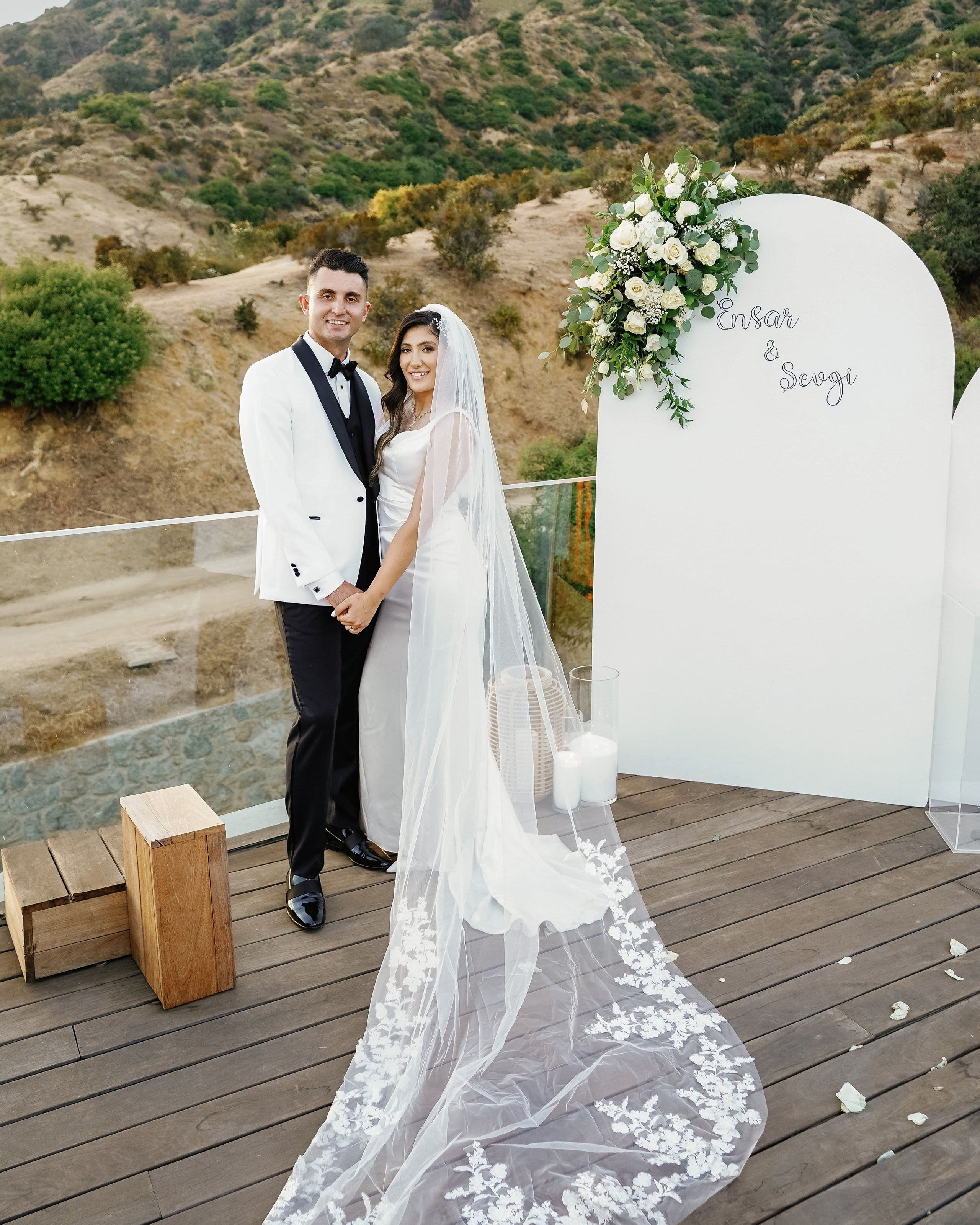 Wedding at the Hollywood Sign Venue, Los Angeles, California