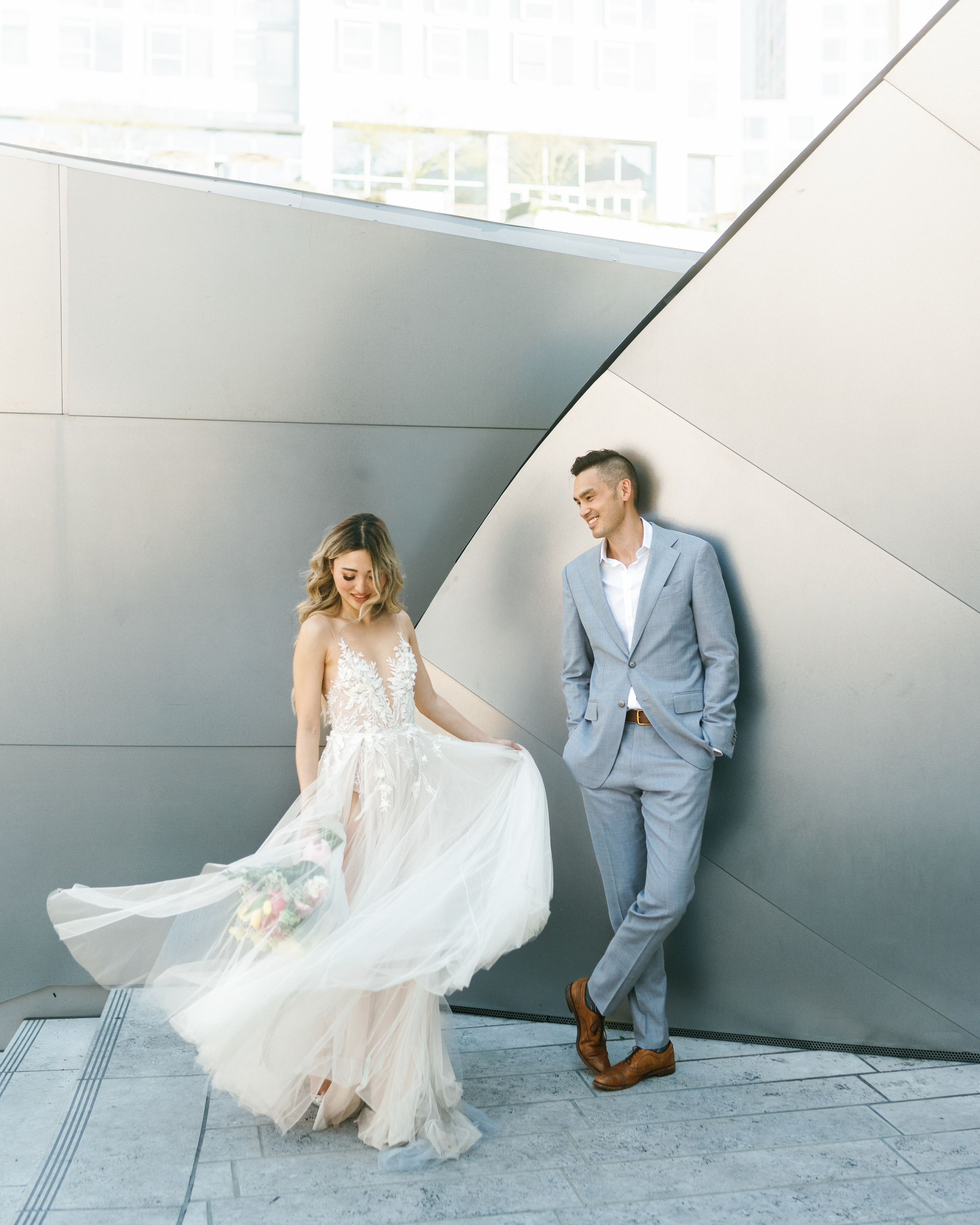 Mira & Alex. Wedding Day at Conrad Hotel, Los Angeles