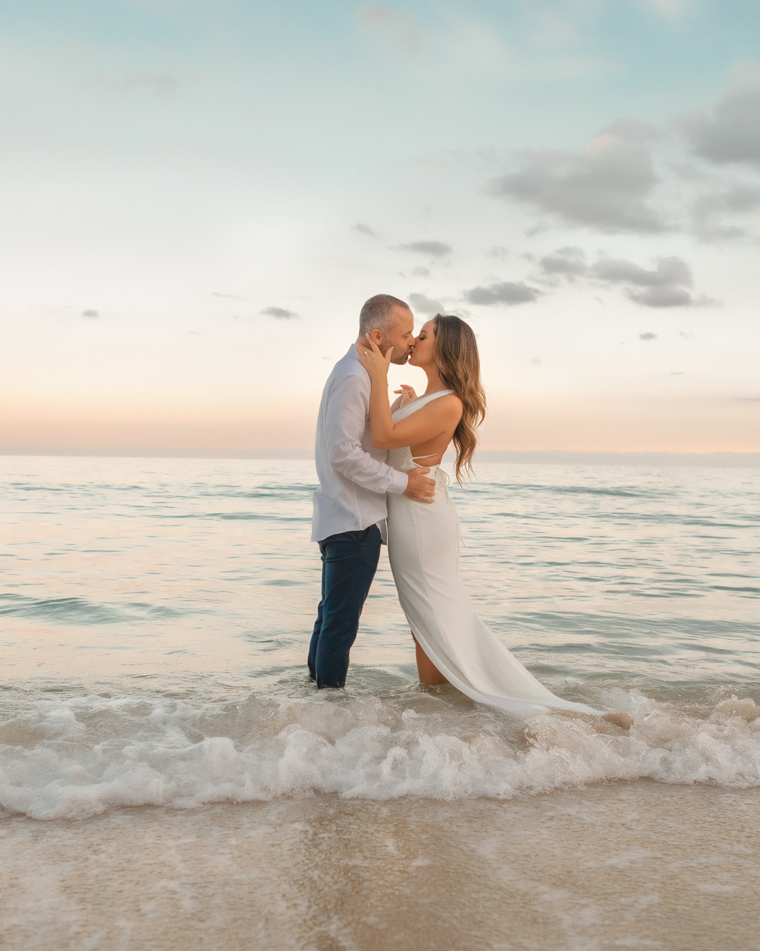 Sunset on the beach