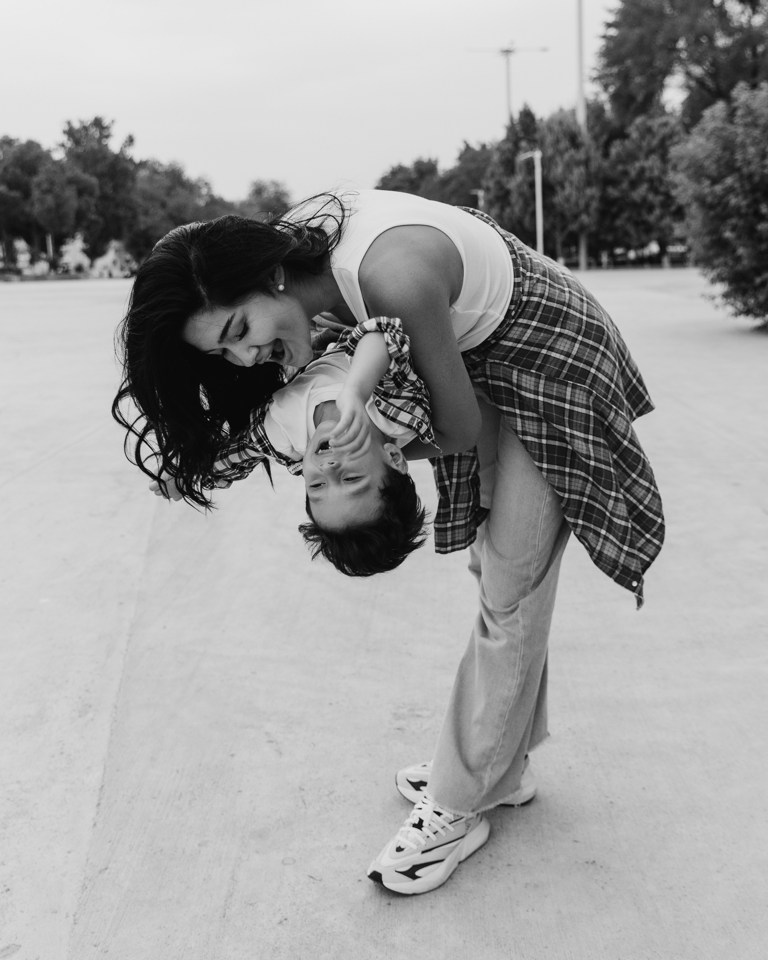 Mom and Her Little Boy