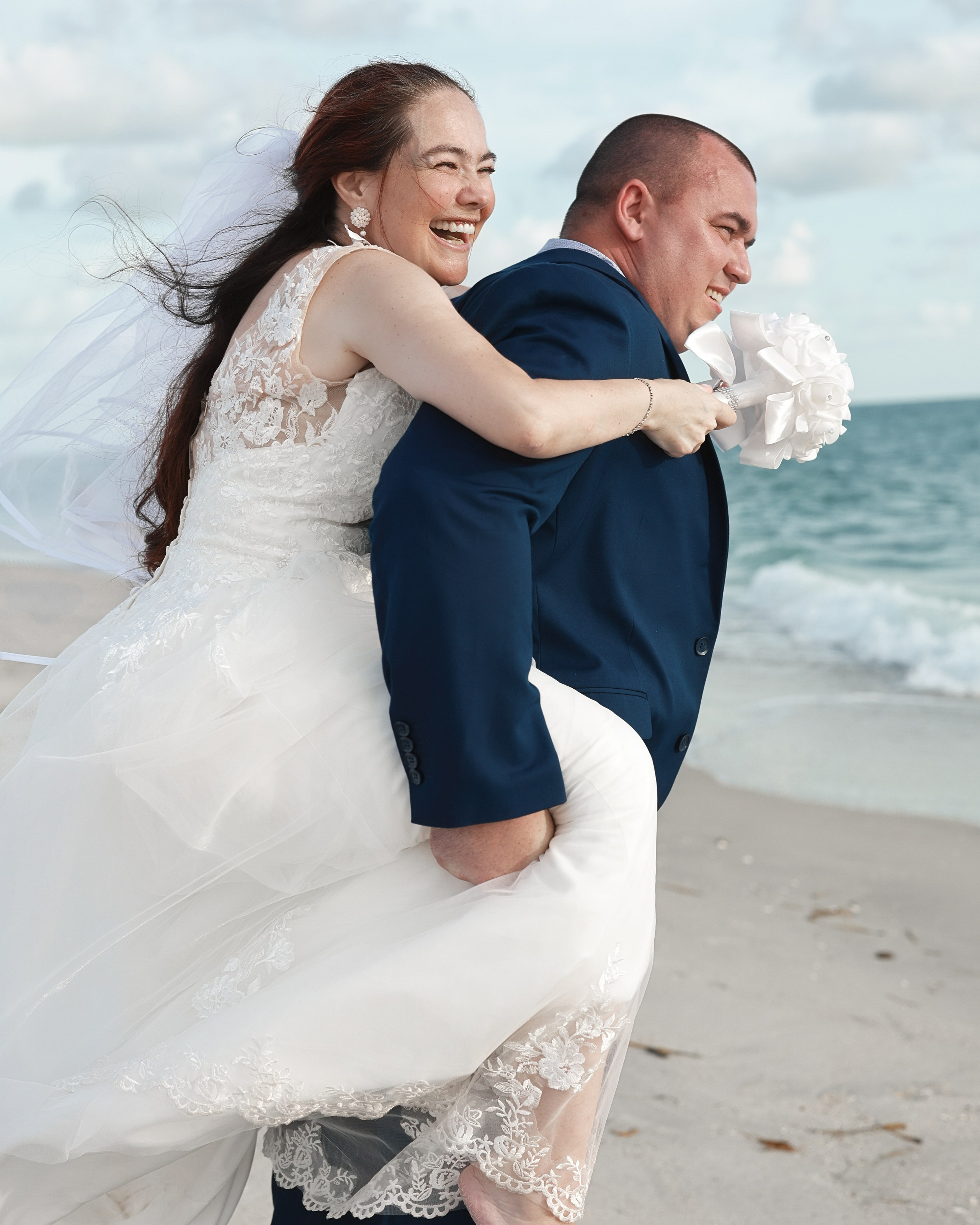 Beach Wedding in Englewood, Florida