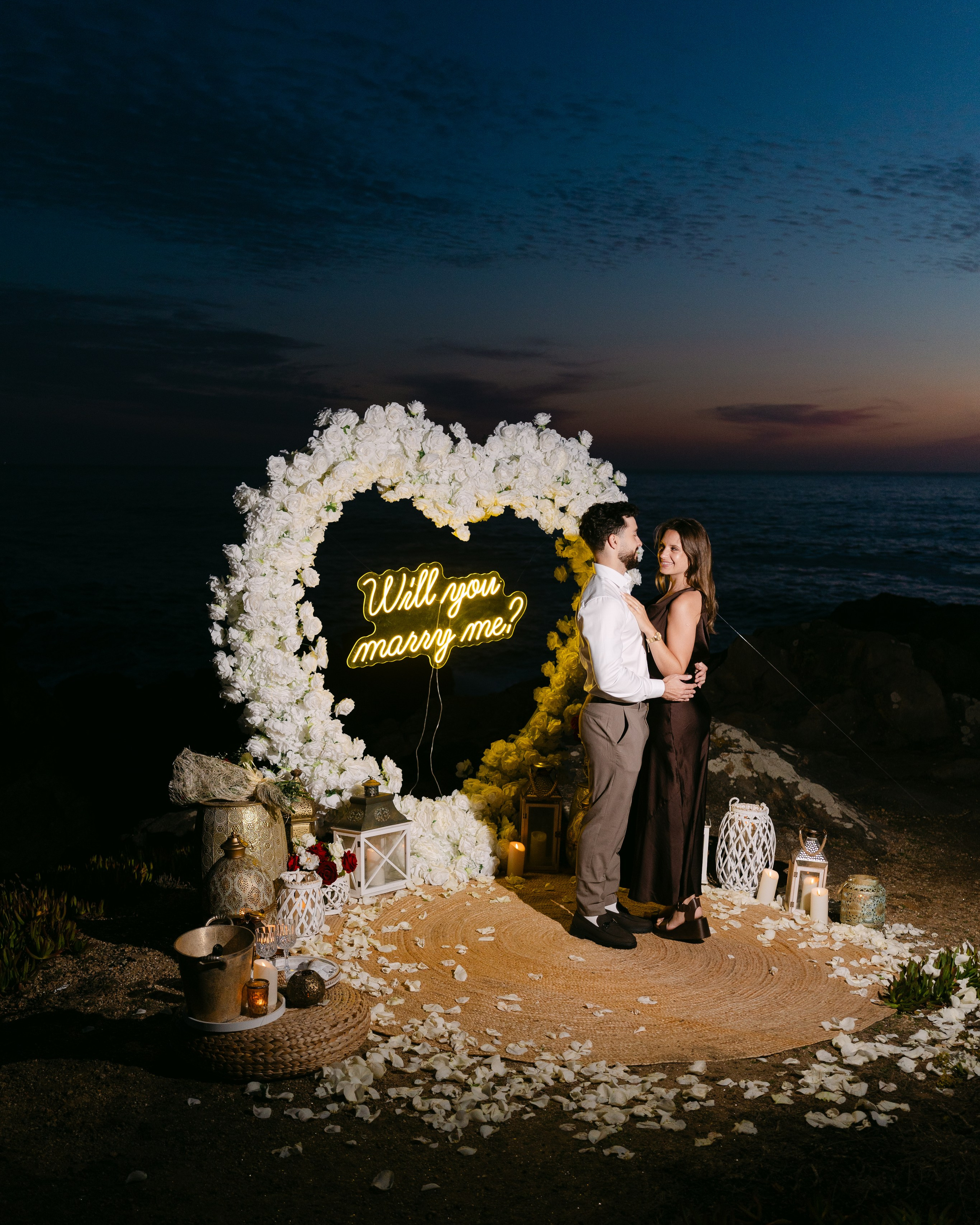 Wedding Proposal at&nbsp;the Beach