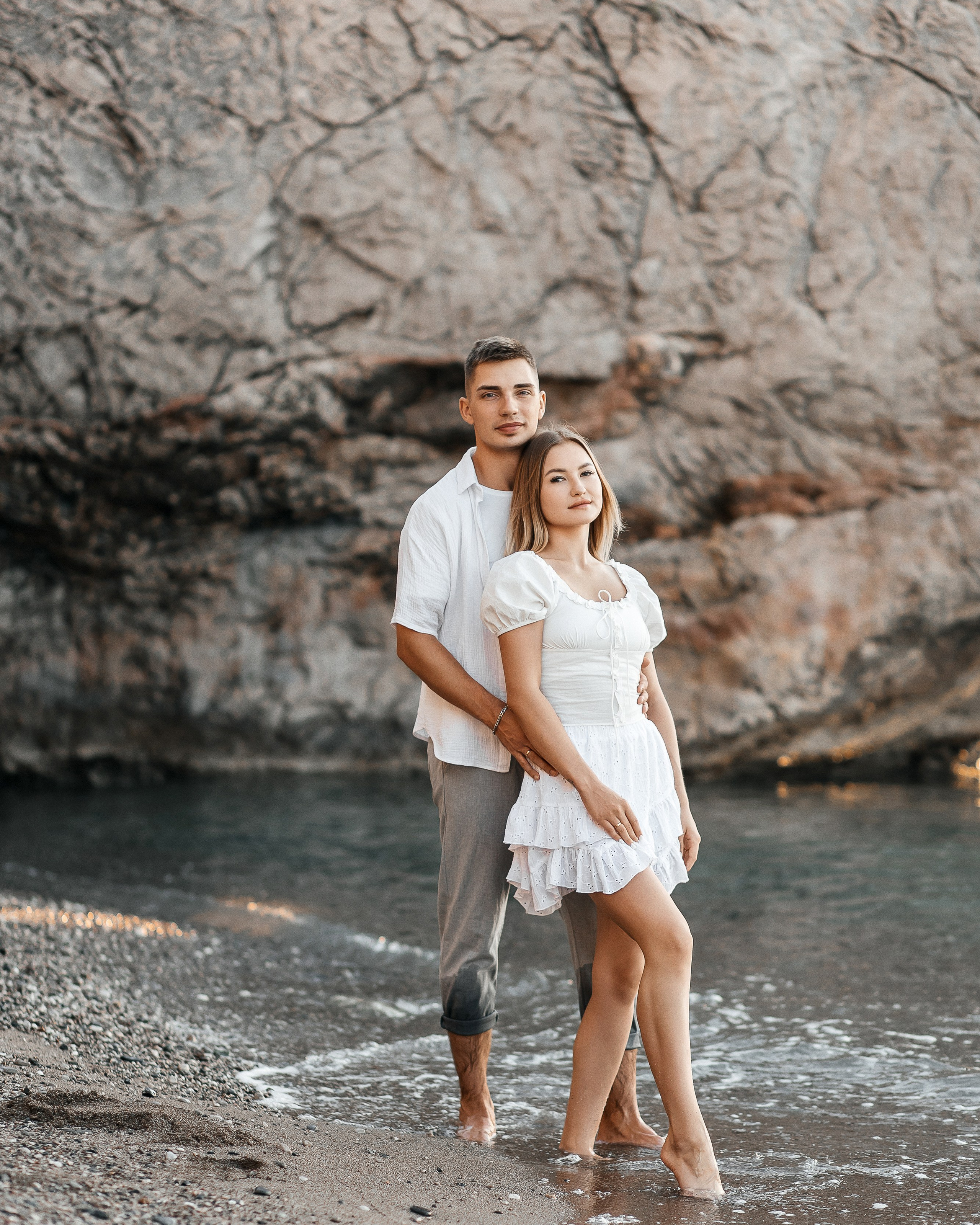 Восход на пляже