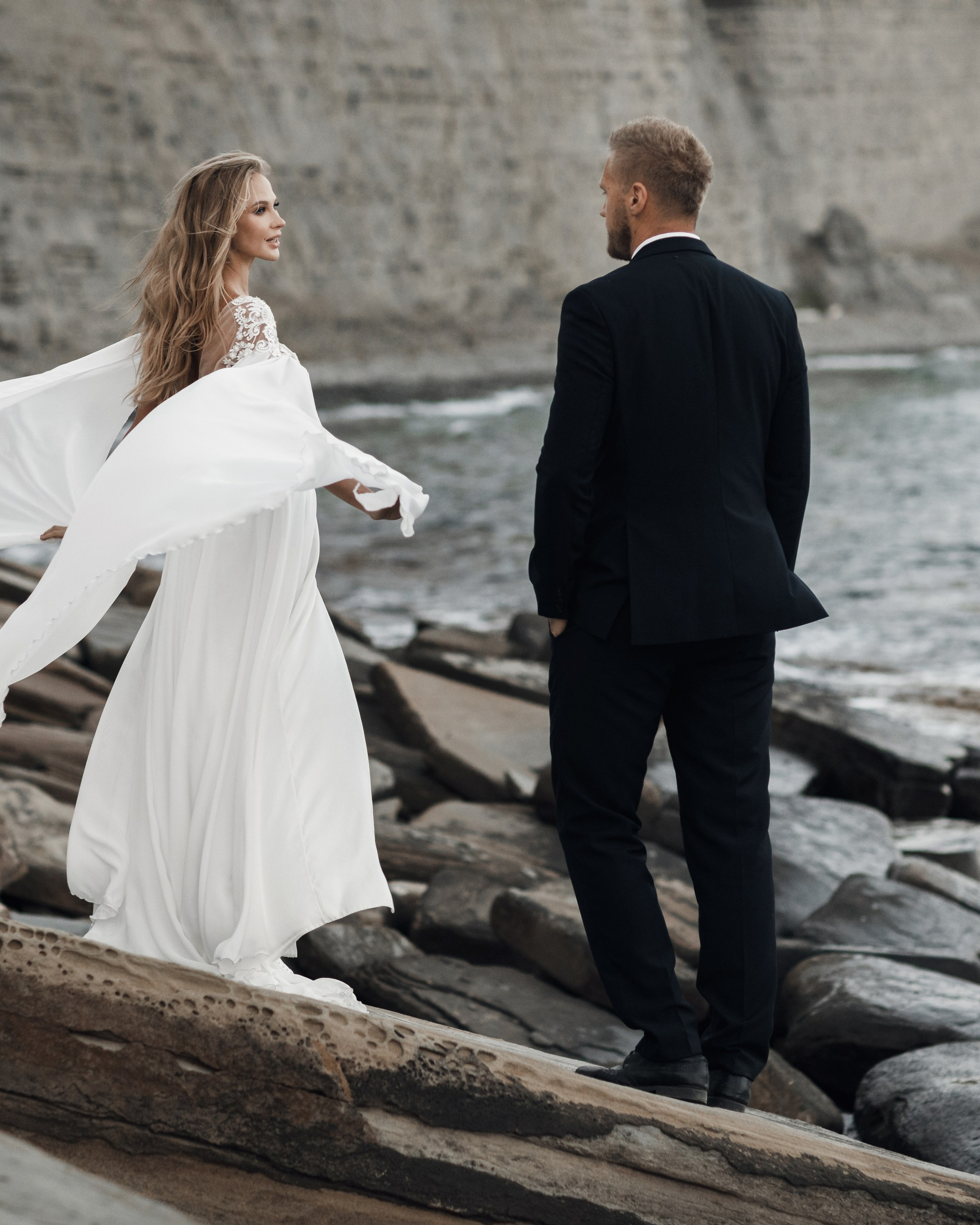 Seaside Wedding Photo Session