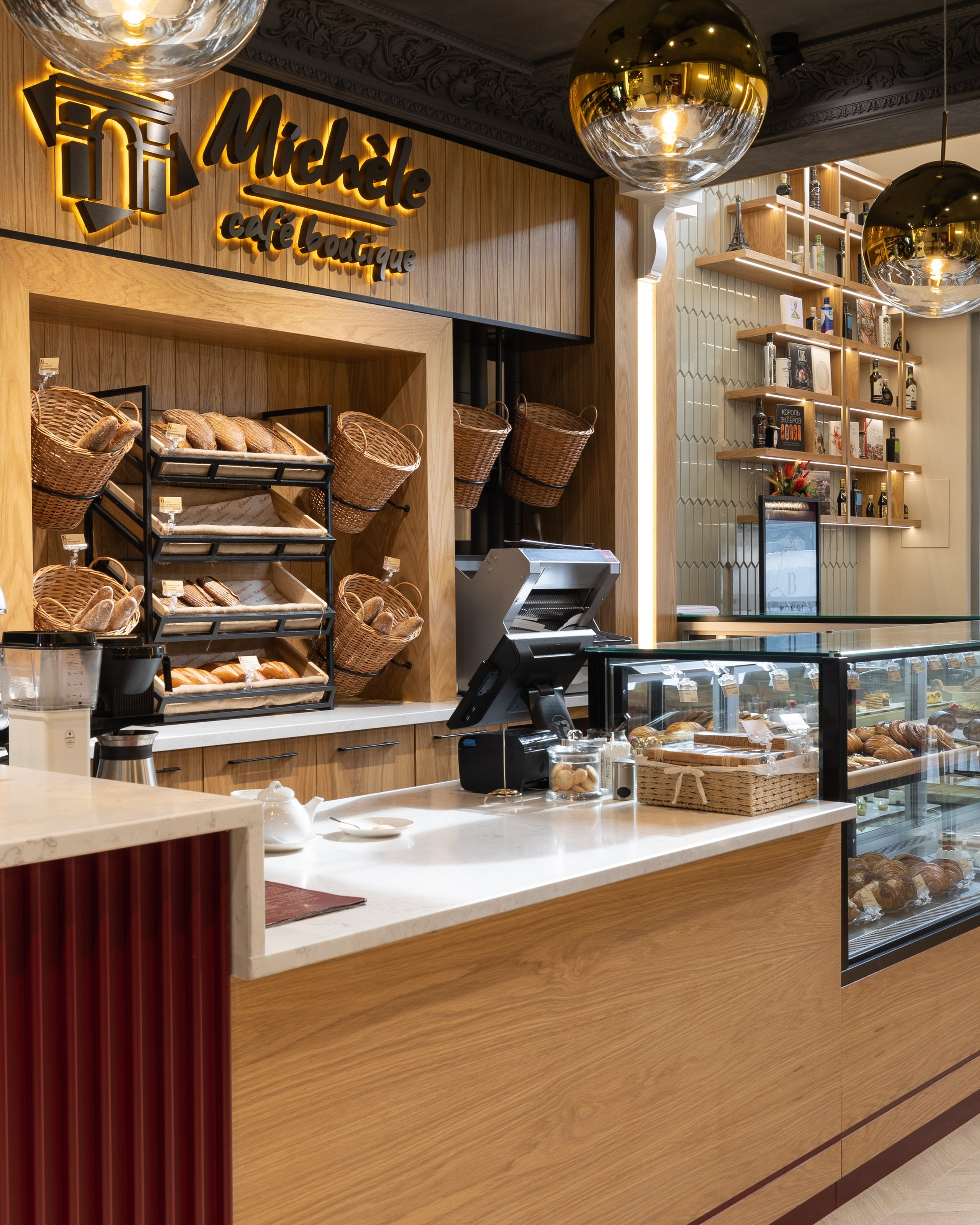 Interer cafe boutique Michele