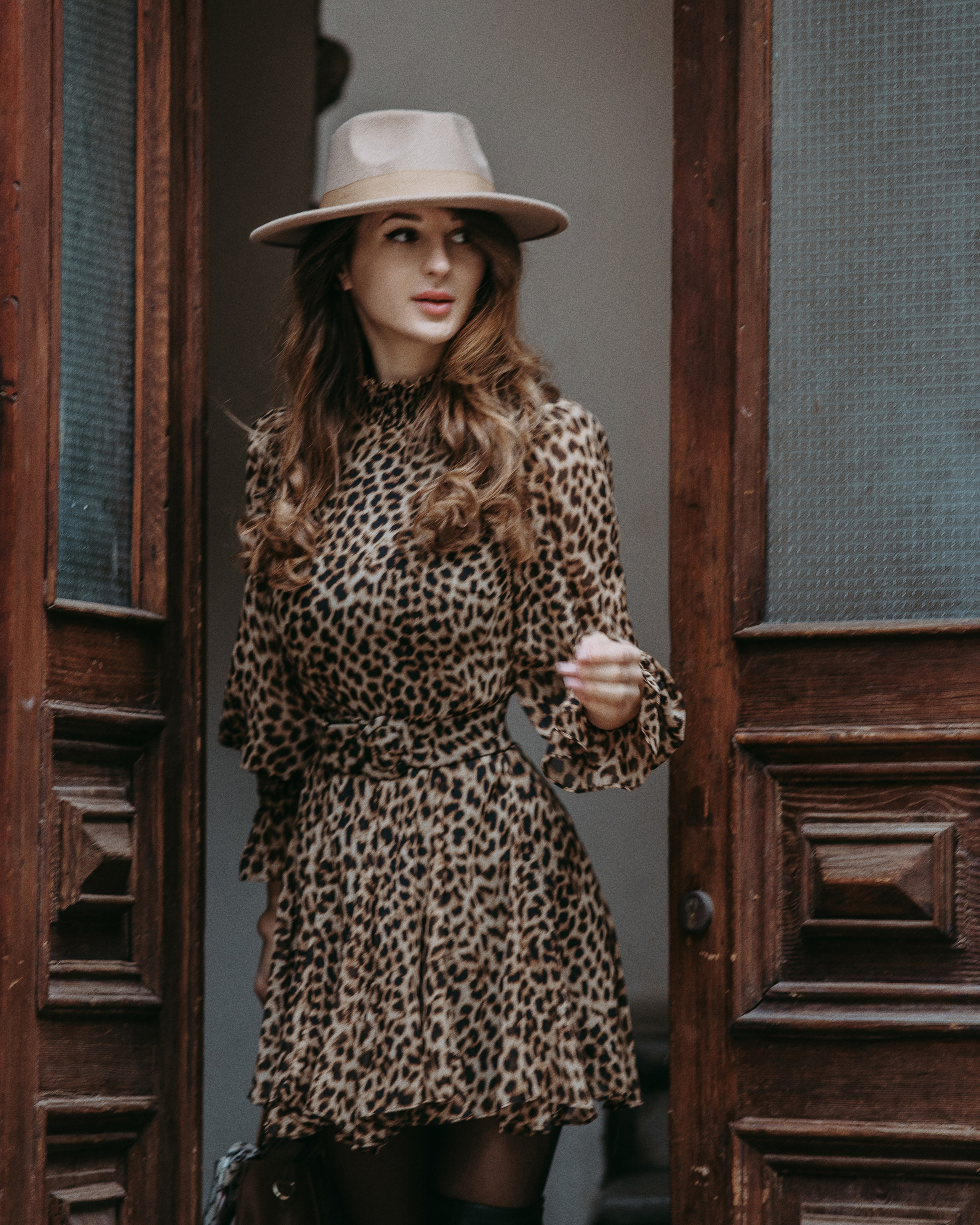 Model Anyuta KZM at Neve Tzedek, Tel Aviv