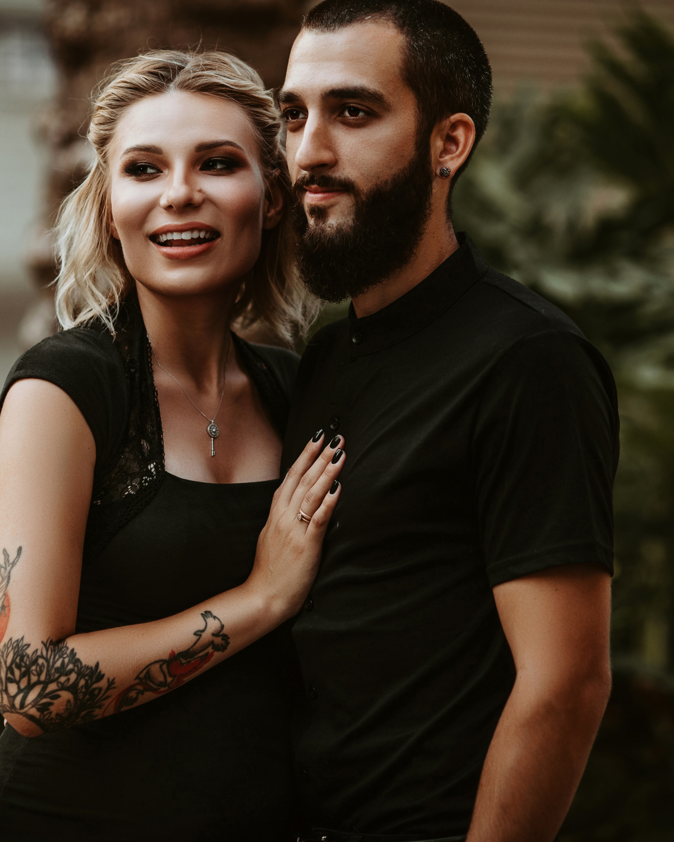 Фотосессия прогулки Александра и Марии в ожидании чуда