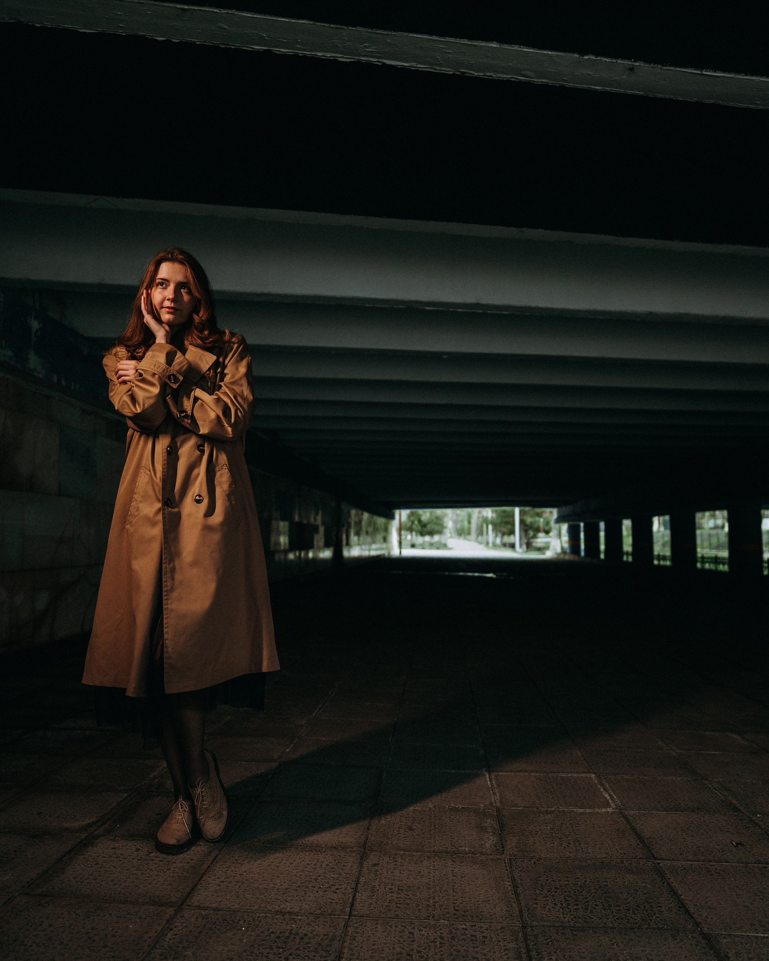 Polina. Rain day