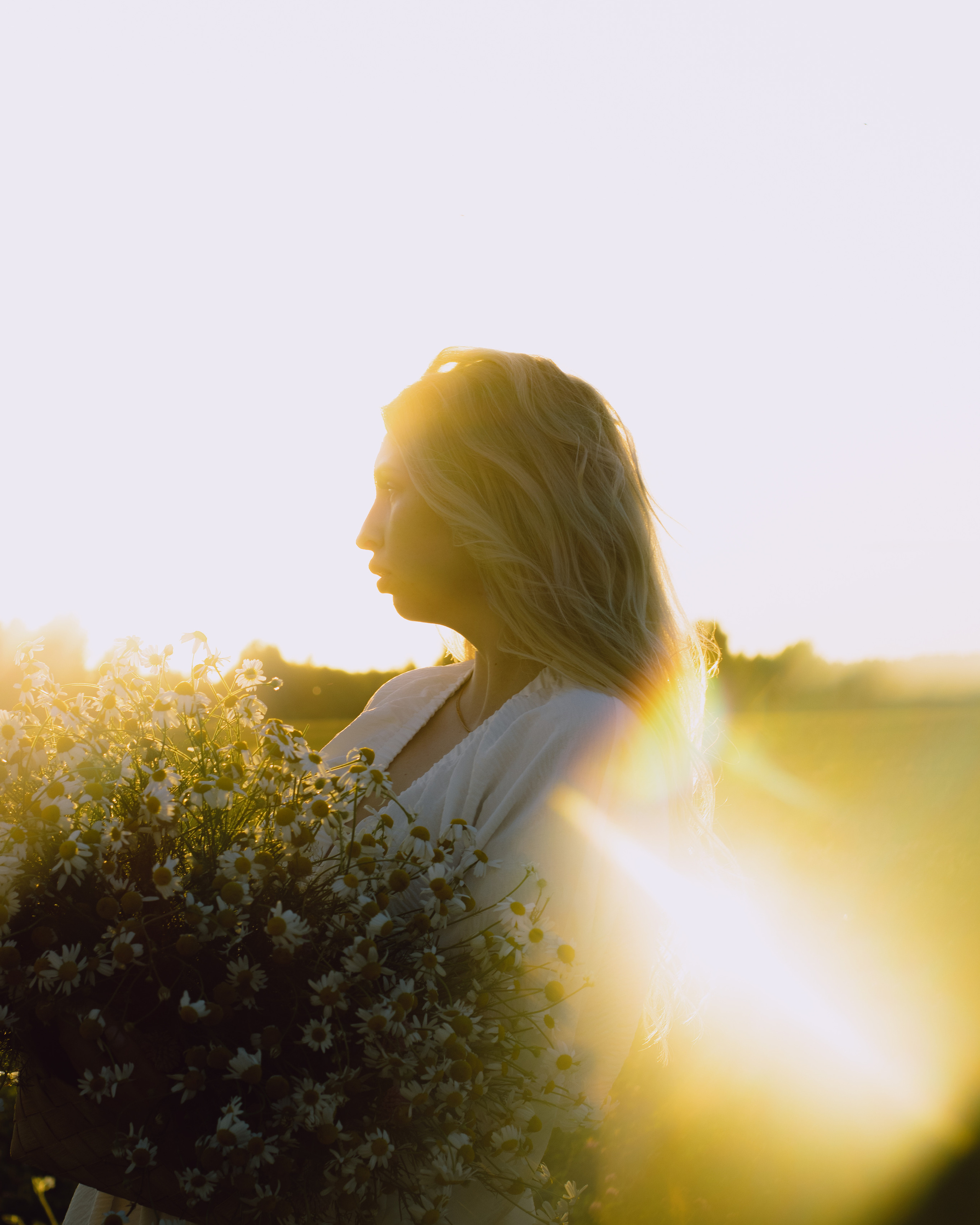 Облаками твой силуэт