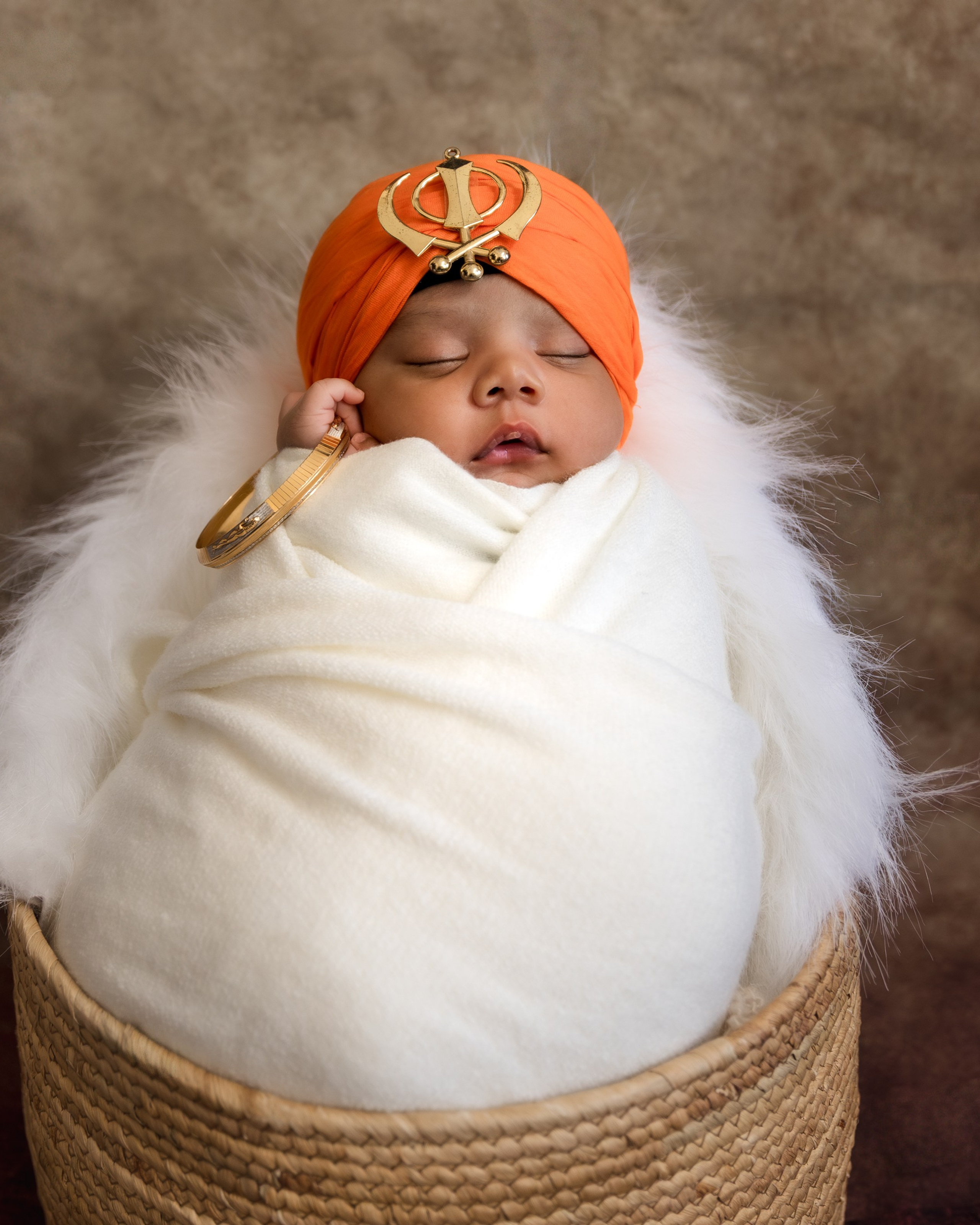 Sikh Heritage Newborn Session