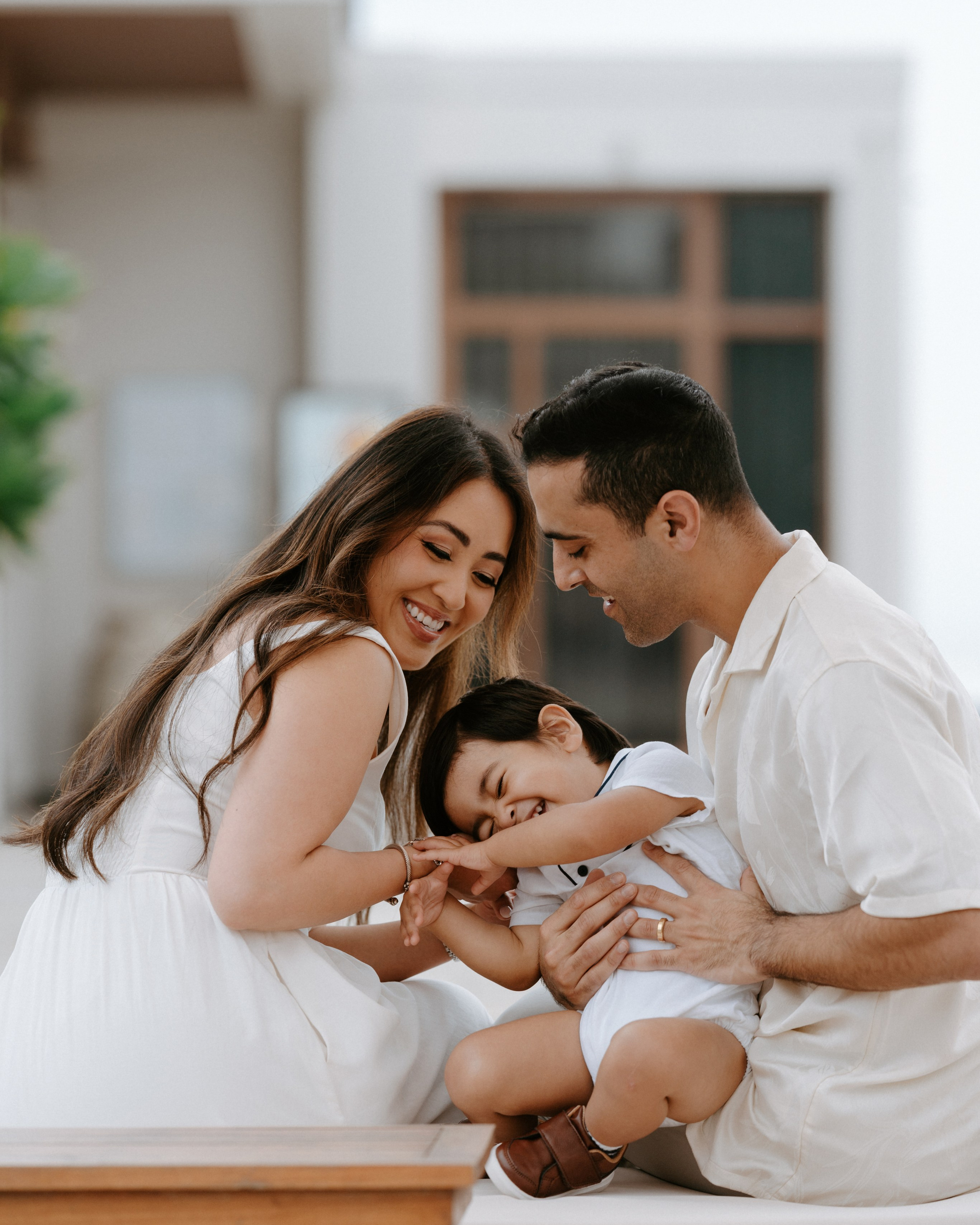 Ann, Vivek & baby Blake