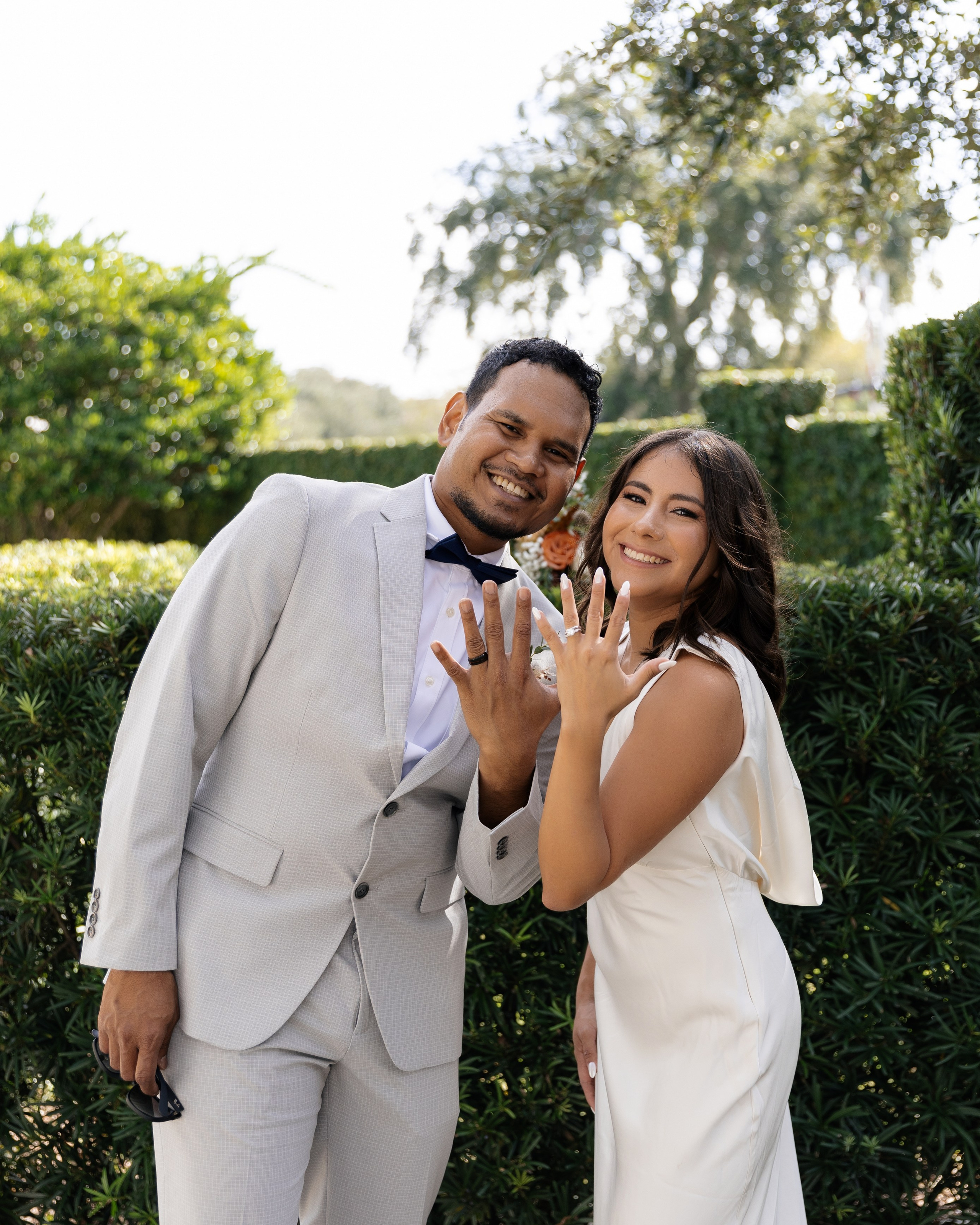 Micro wedding of Leslie and Garrick. Winter Park