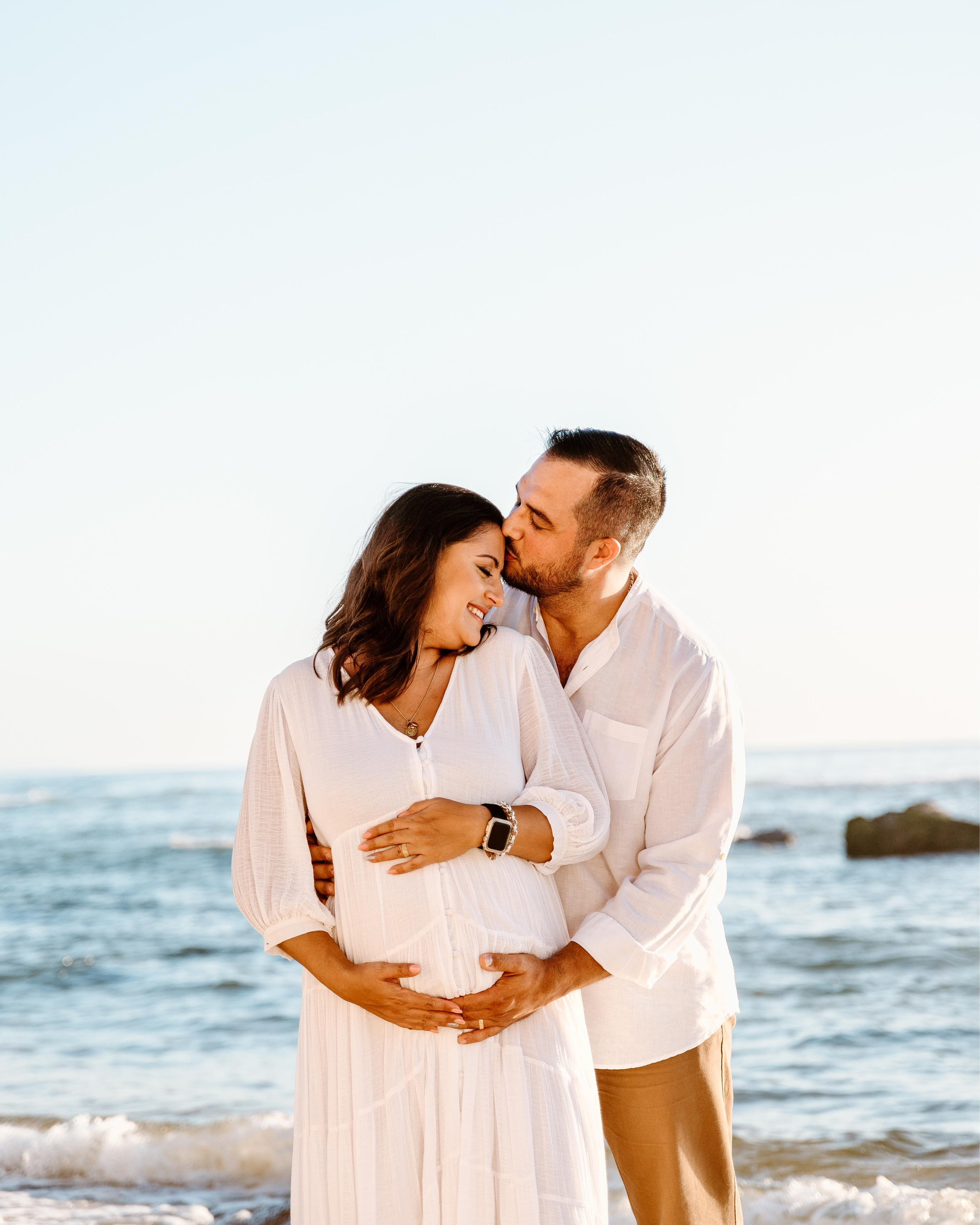 Sessão Maternidade na&nbsp;Praia de&nbsp;Paredes da&nbsp;Vitória