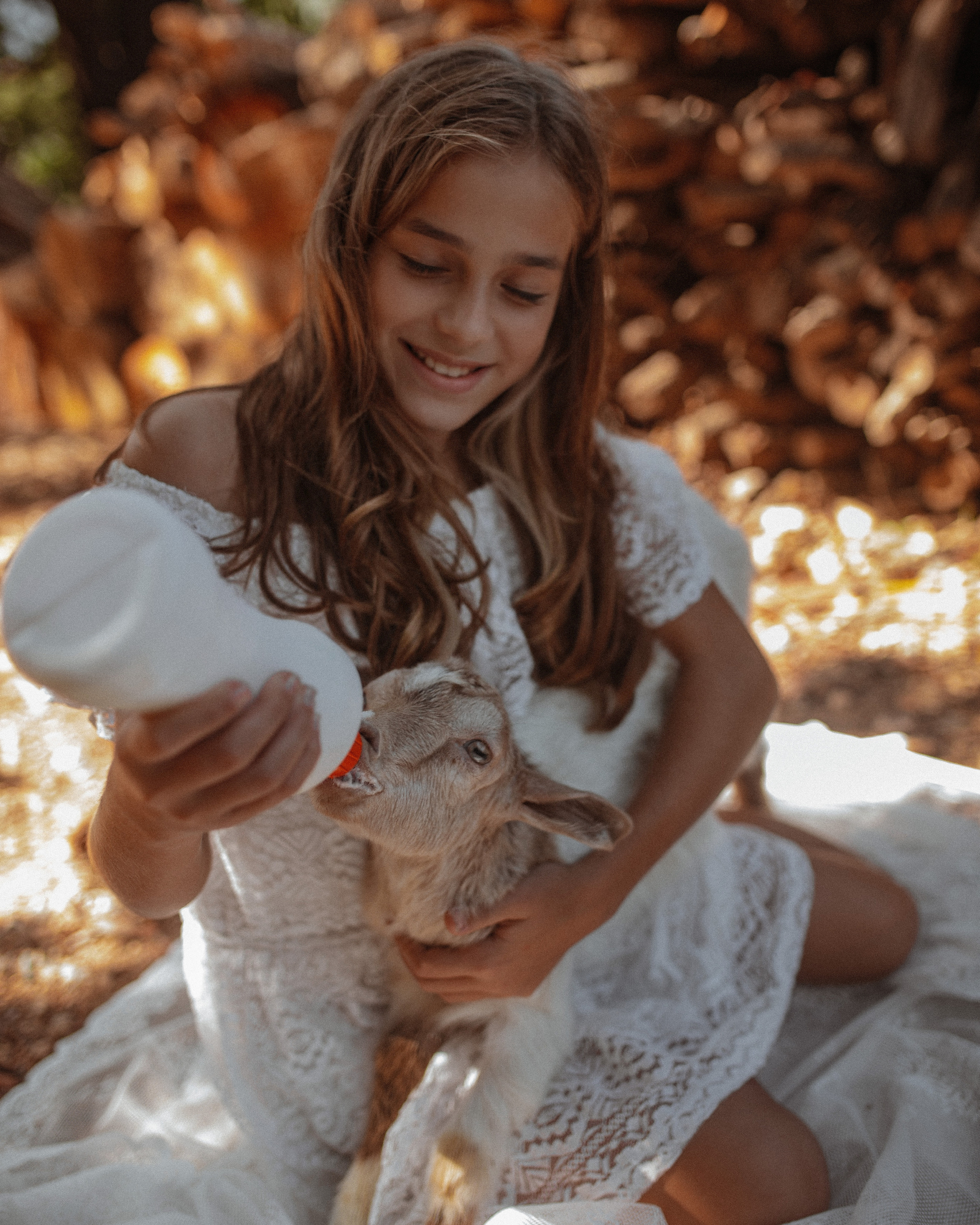 Фотосессия с козлёнком