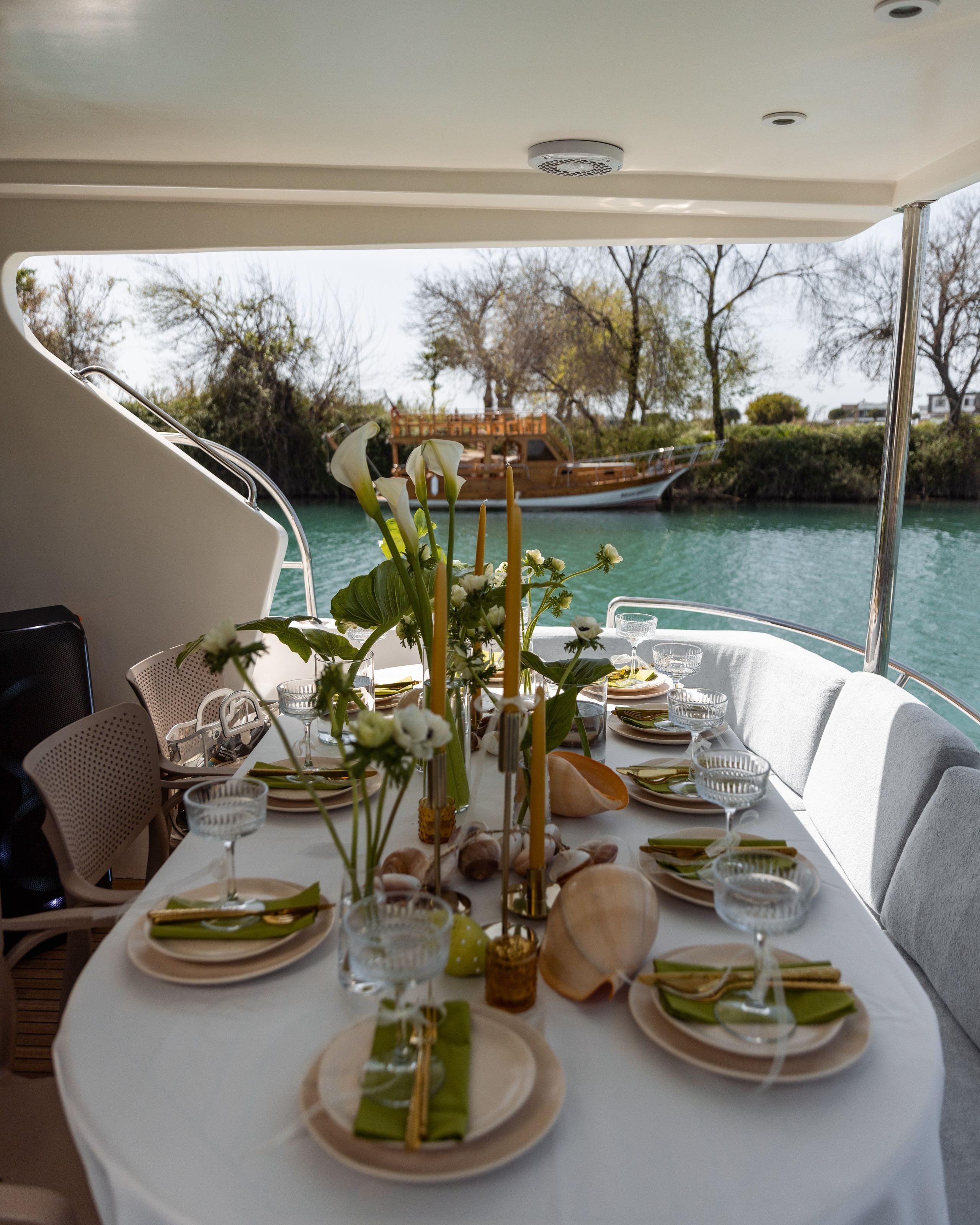 Декорирование яхты