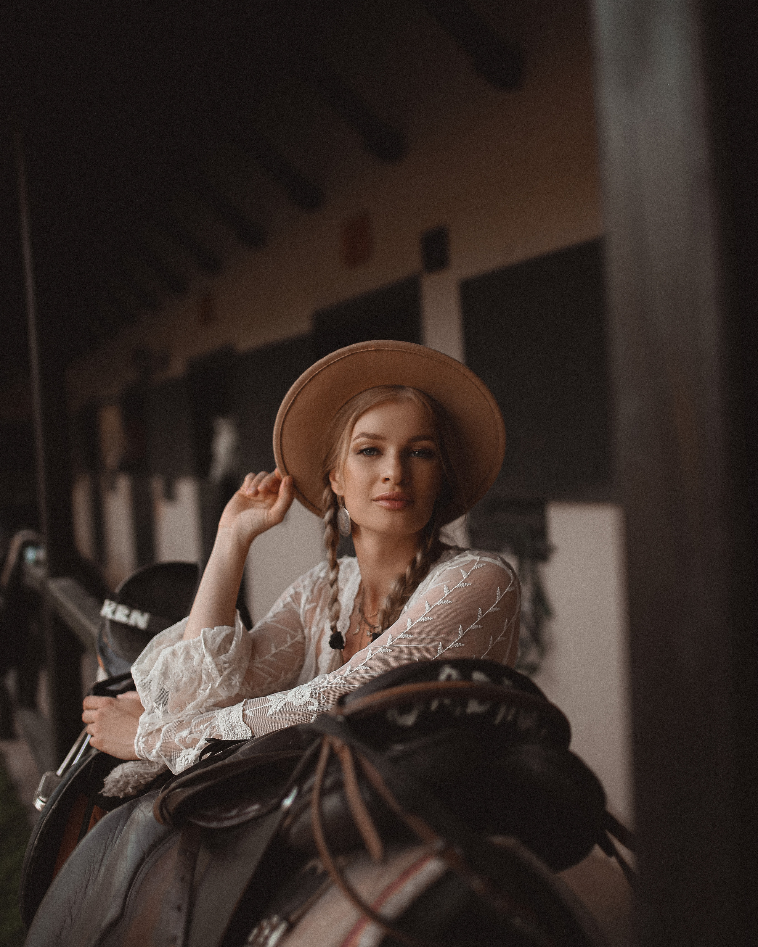 Съемка с лошадью