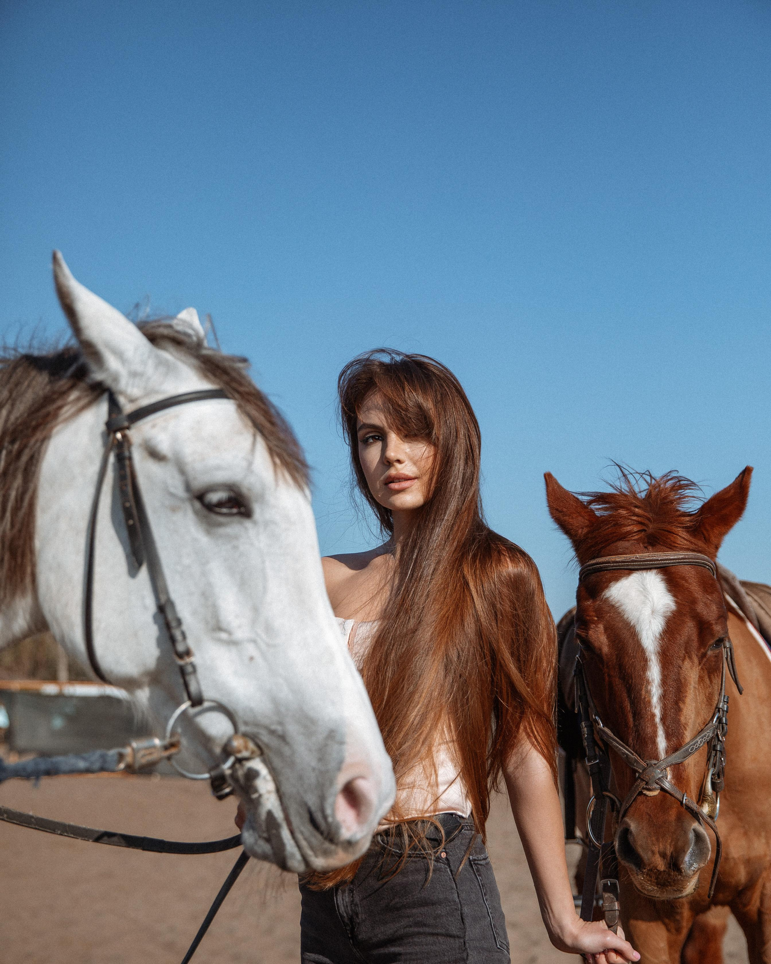 Фотосессия с лошадьми. Lara Beach