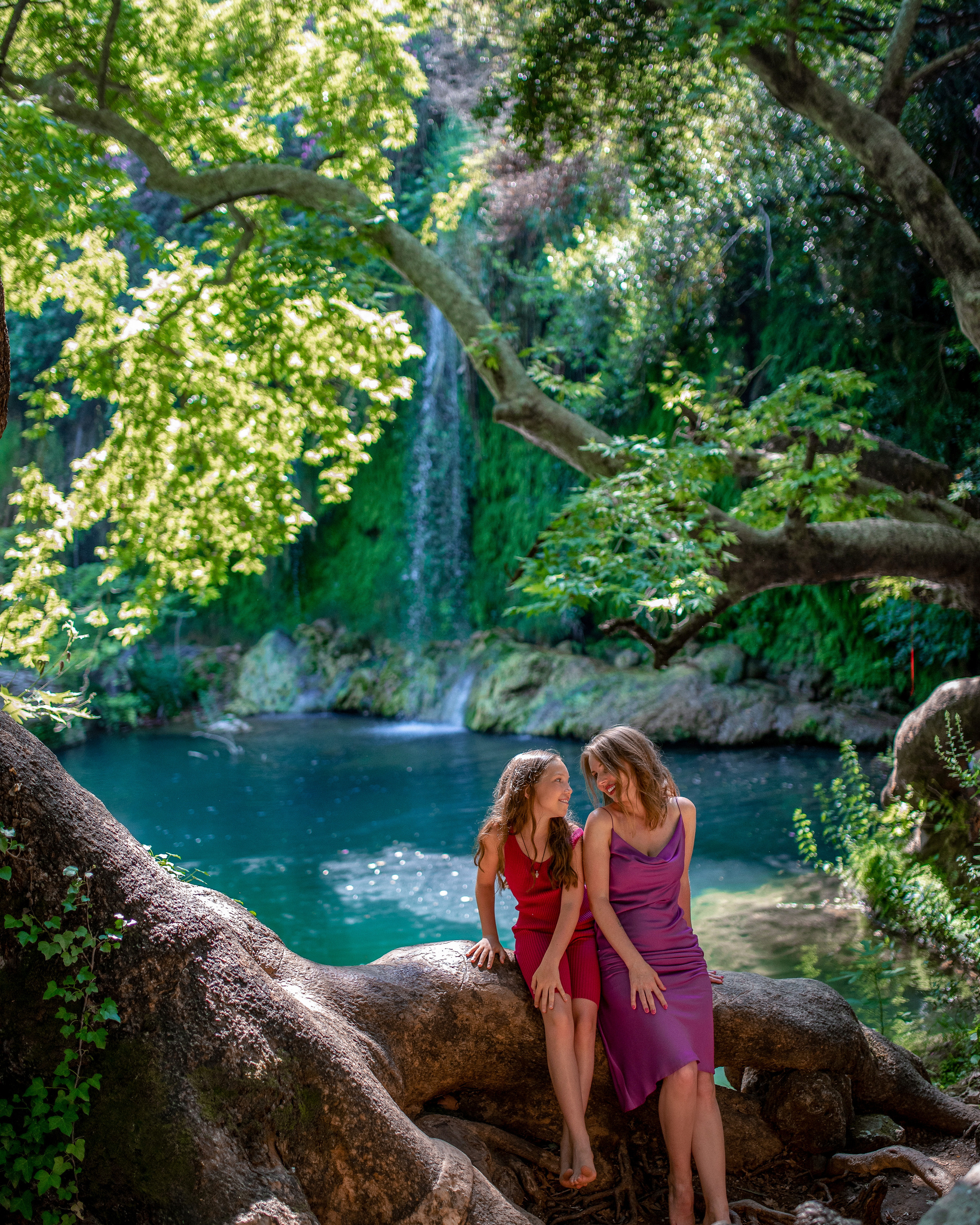 Фотосессия на водопаде Куршунлу (мама с дочкой)