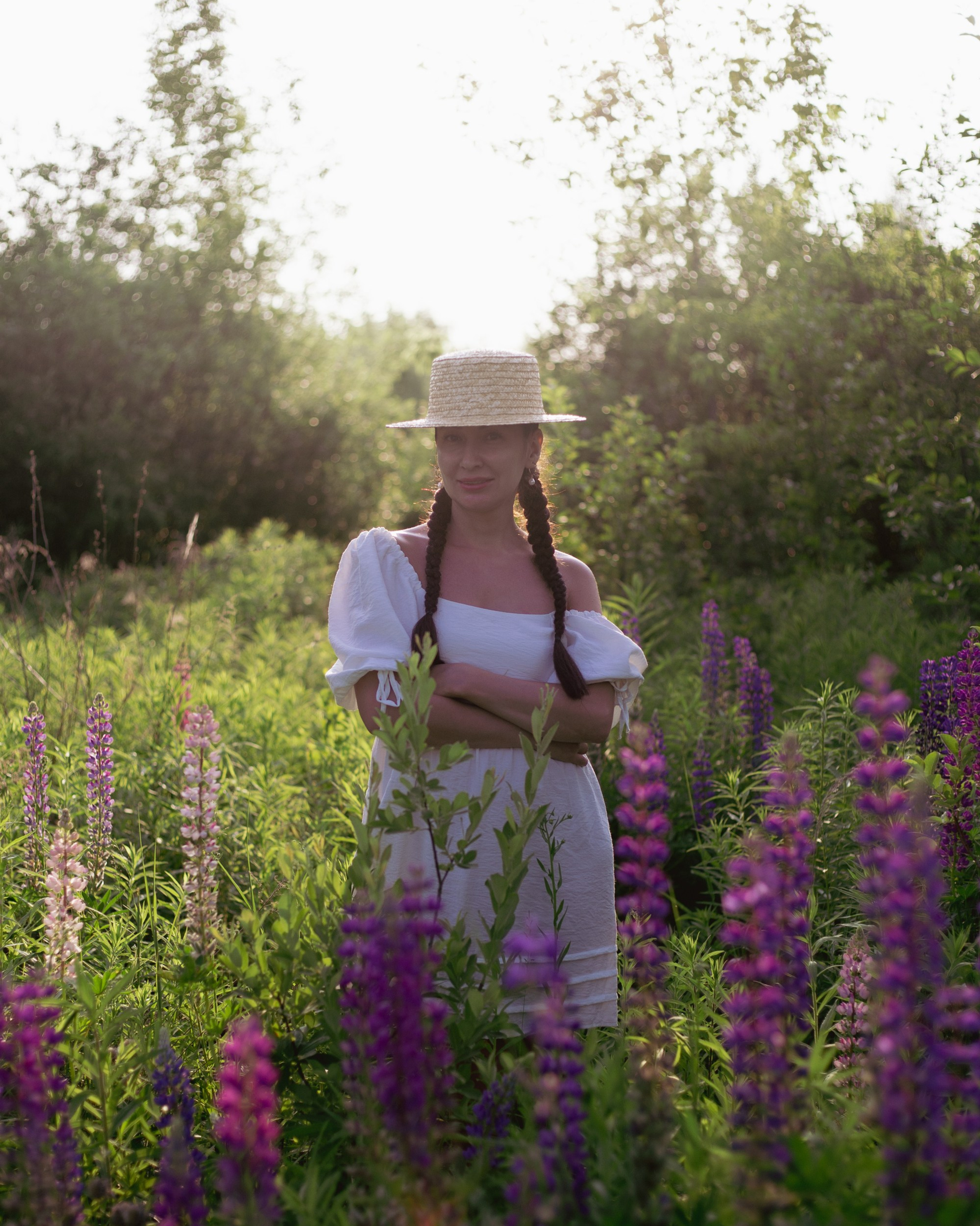 Summer flower photoshoot