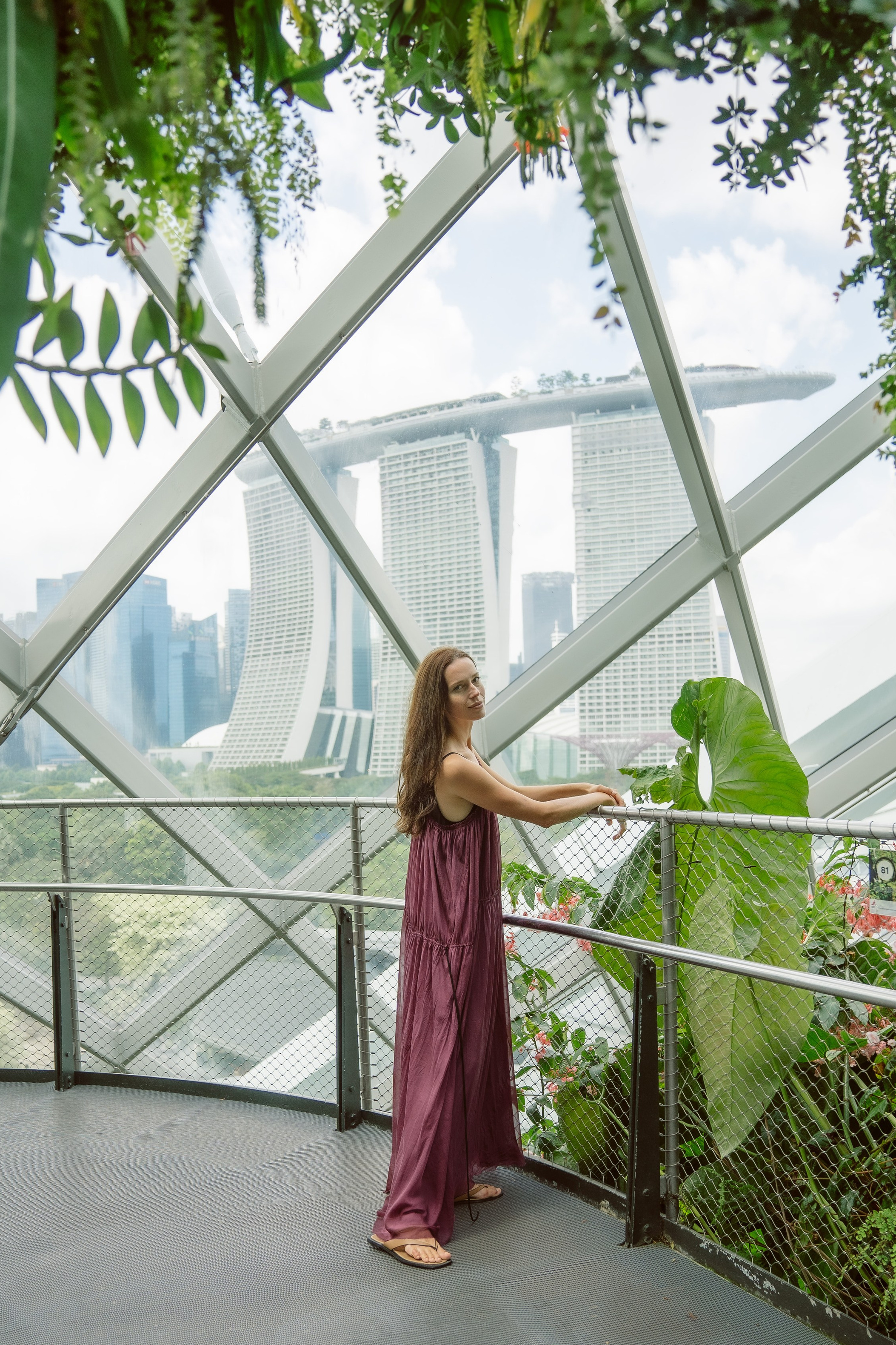 Gardens by the Bay. Dasha in Singapore