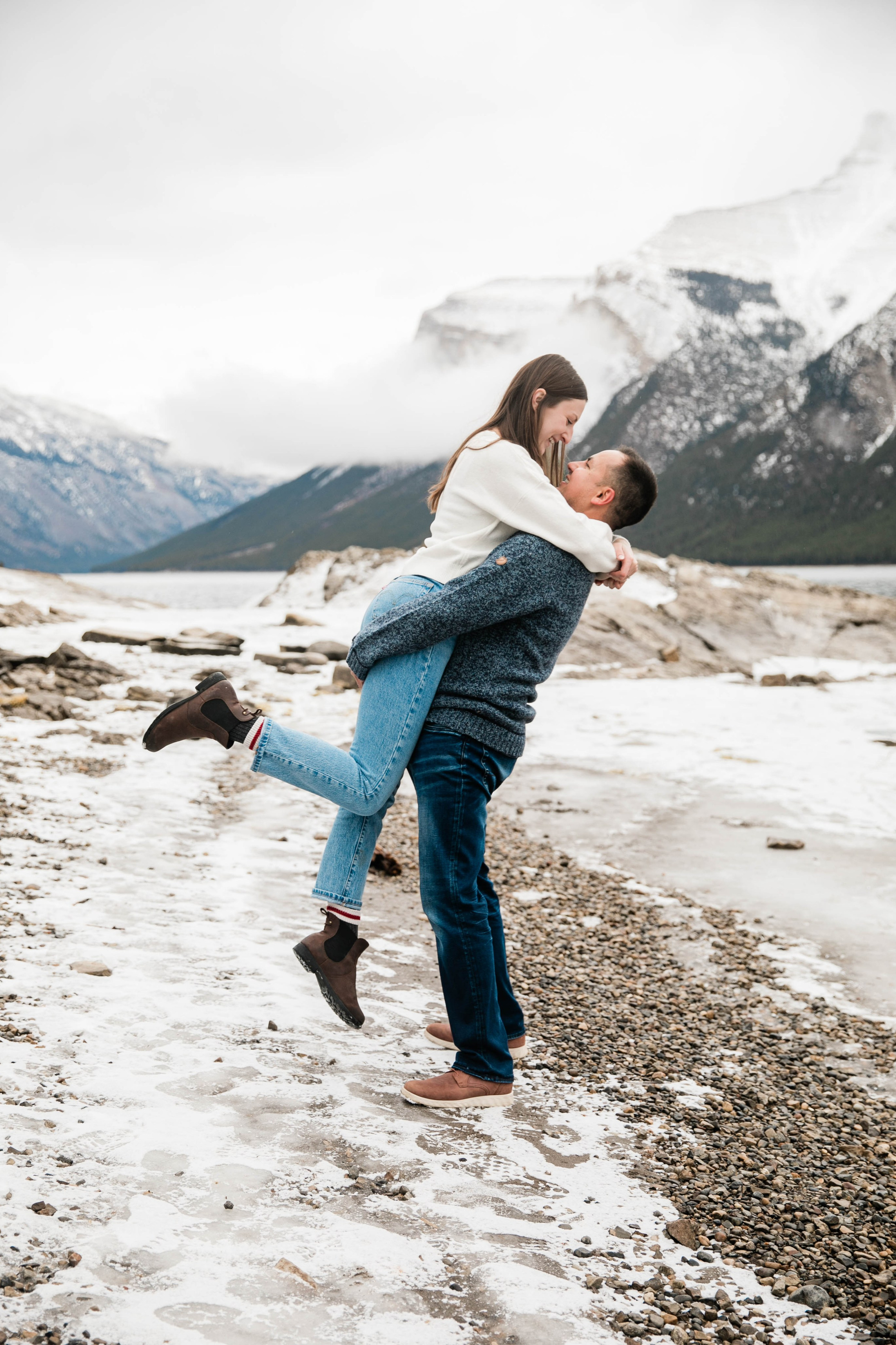 Fotografía de compromiso en Canmore