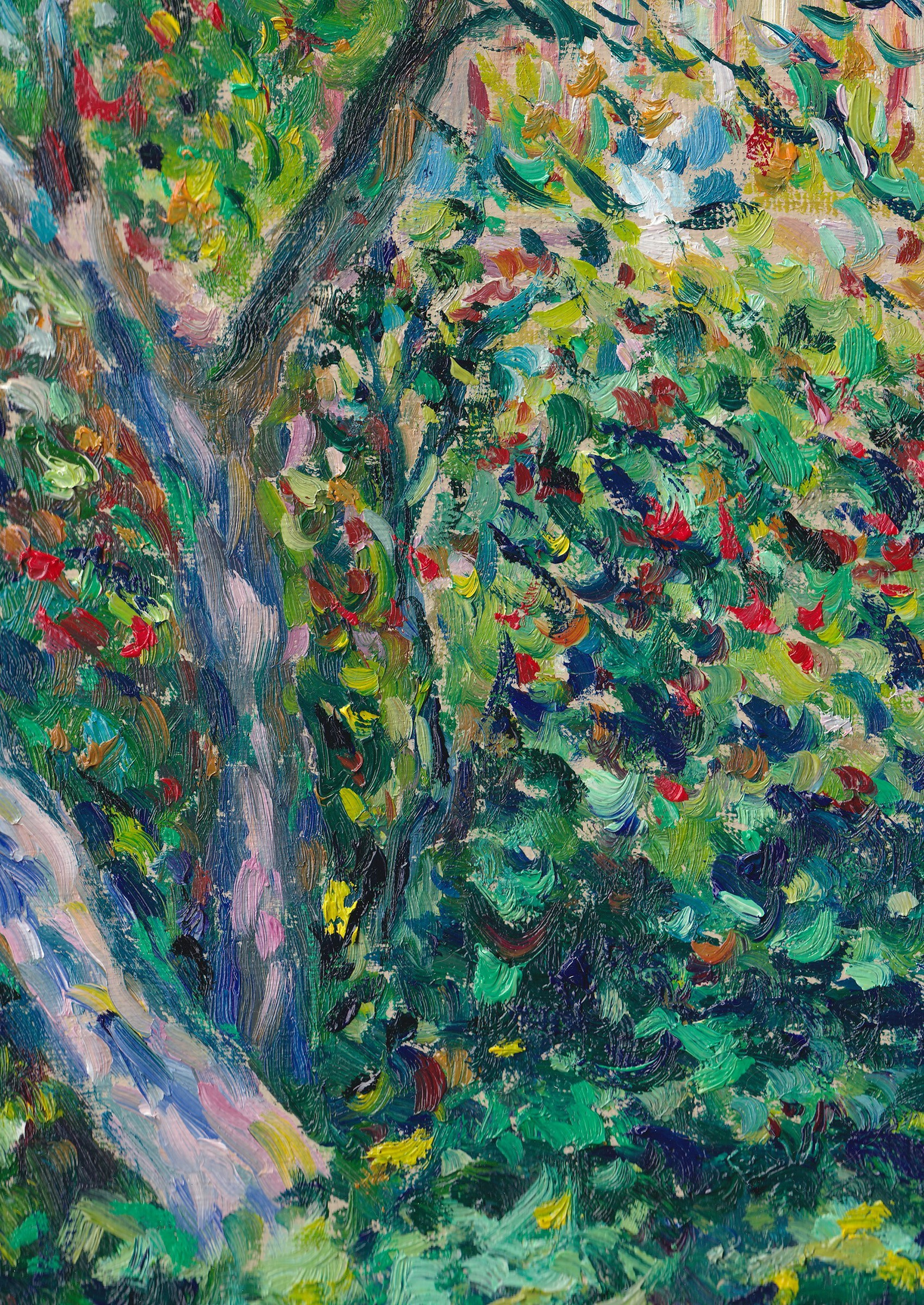 « Garden at Vétheuil » by Claude Monet. Evgeniia Bychina, artiste-peintre