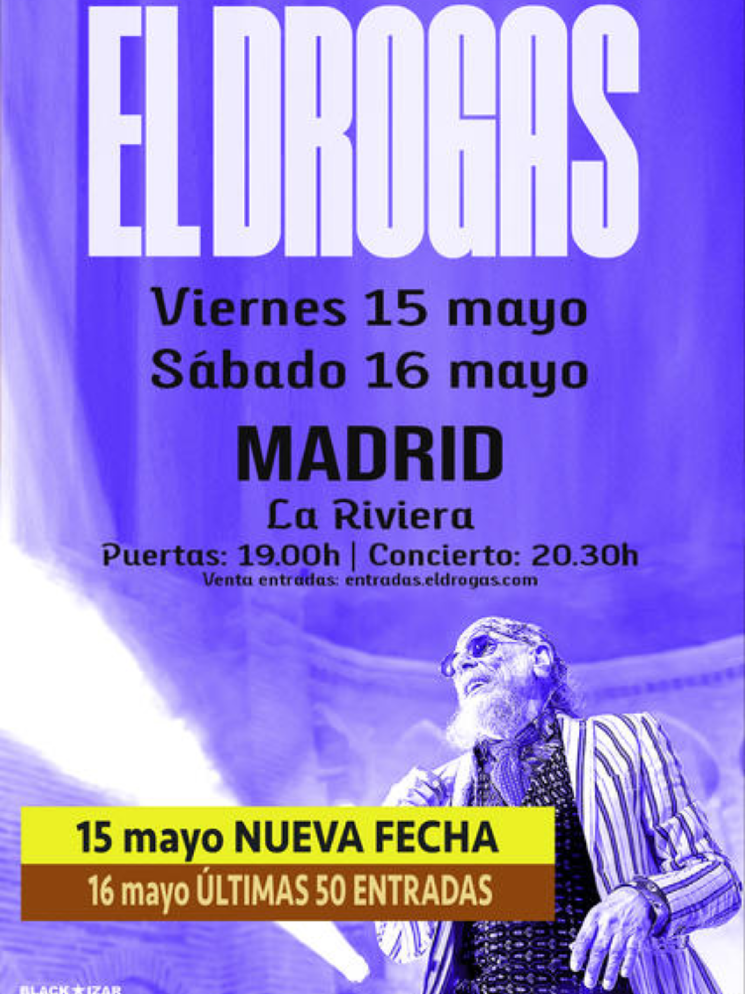 El Drogas en Madrid 2026: dos noches en La Riviera con el rock estatal en su mejor momento | FOTKAI
