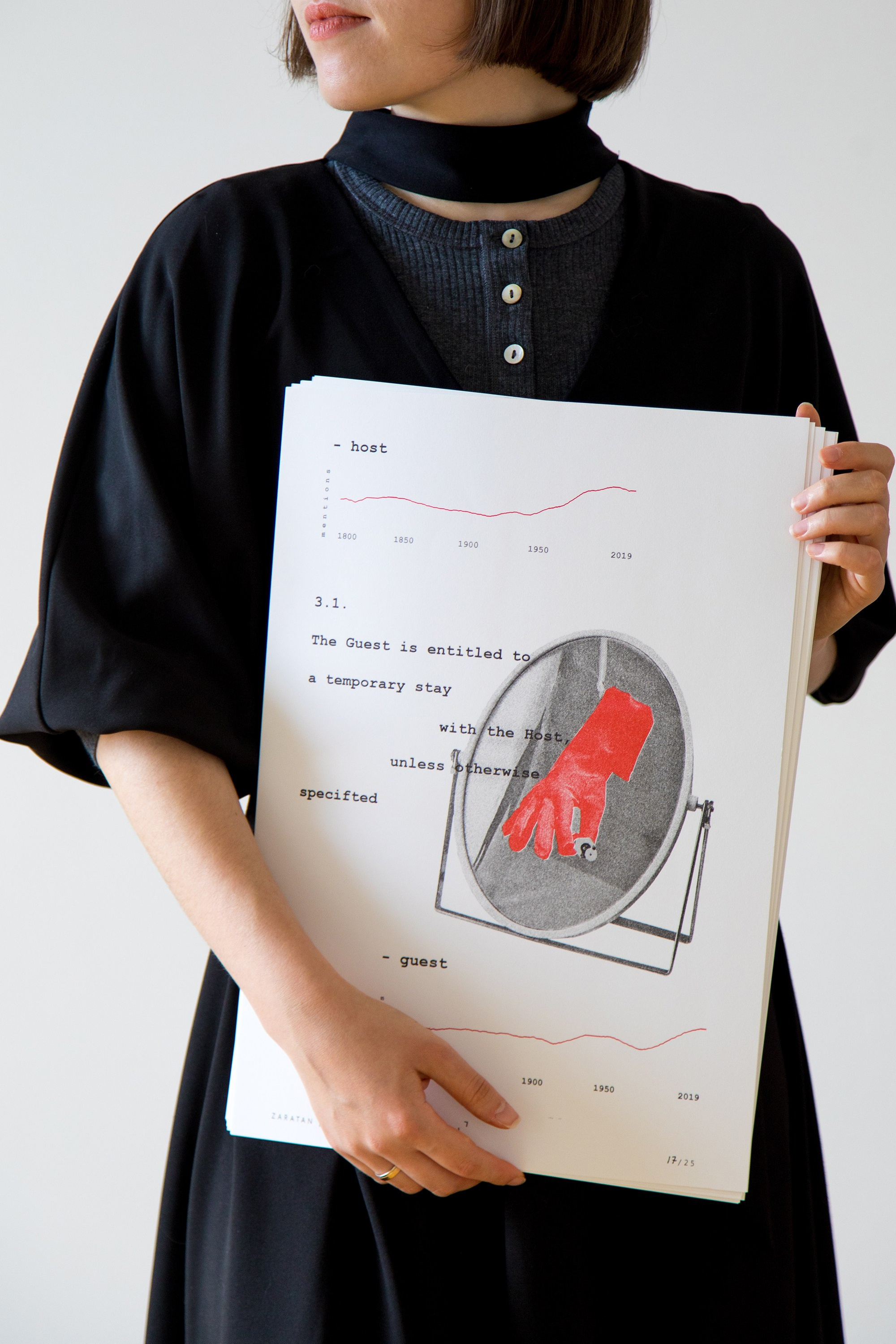 Limited edition posters as part of my work at Zaratan Residency. Daria Goncharova / Conceptual artist